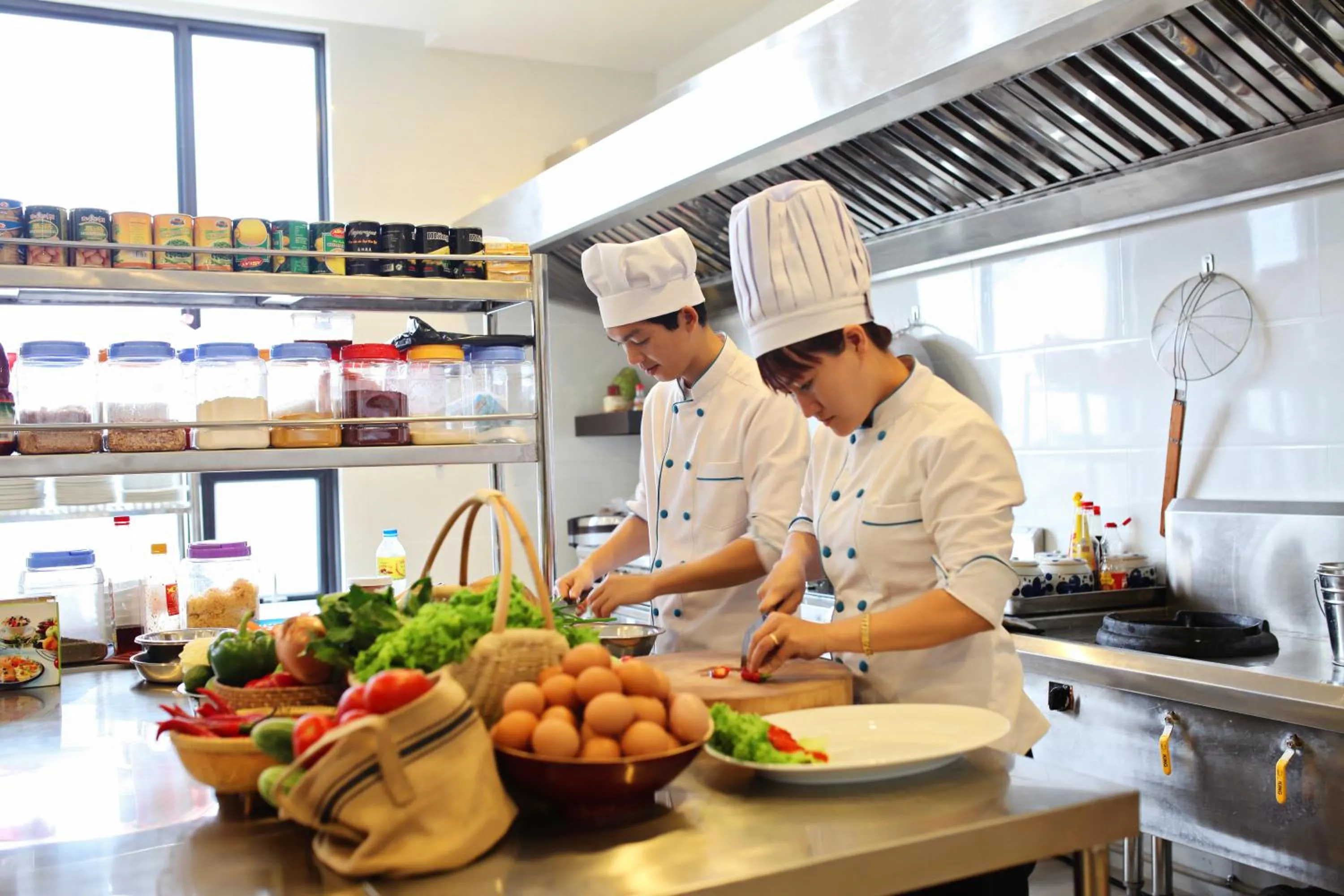 Food in Ocean Haven Hotel