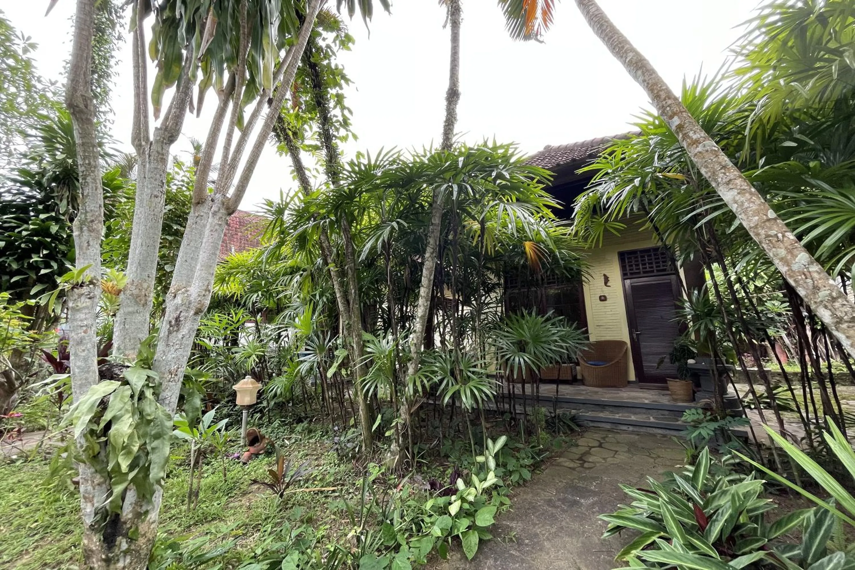 Garden view in Raja's Bungalows