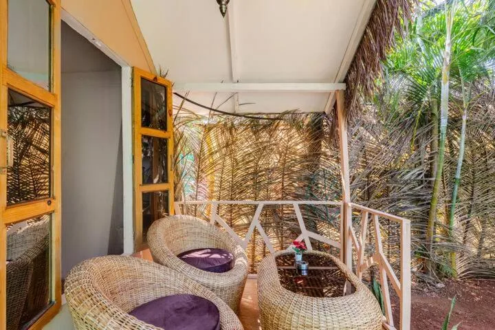 Garden view in Sea Shades Cottages I Private Jacuzzi