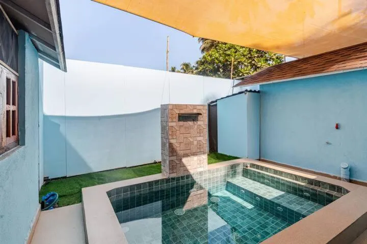 Pool view in Sea Shades Cottages I Private Jacuzzi