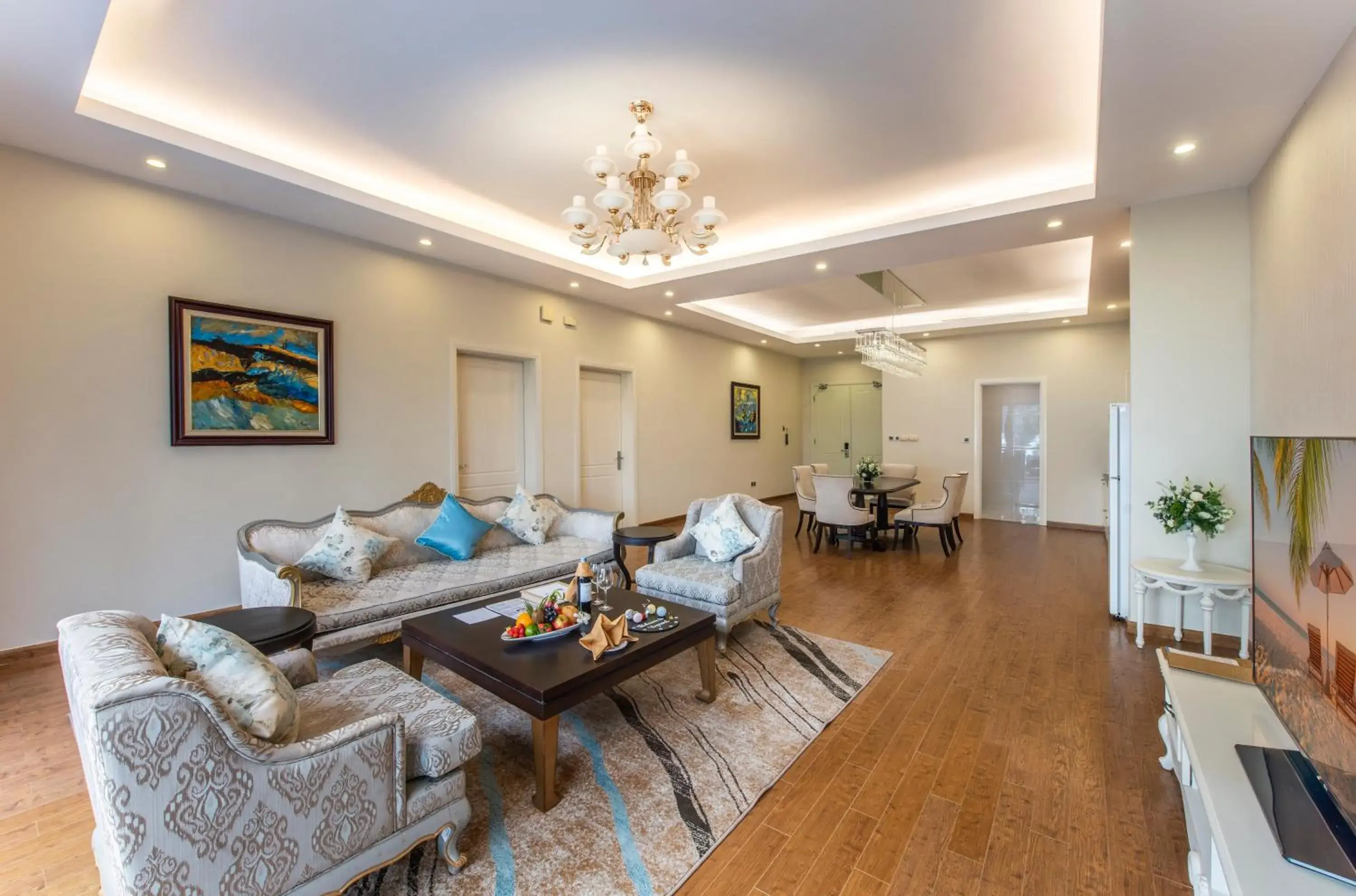 Living room in Vinpearl Resort & Spa Nha Trang Bay Living room in Vinpearl Resort & Spa Nha Trang Bay