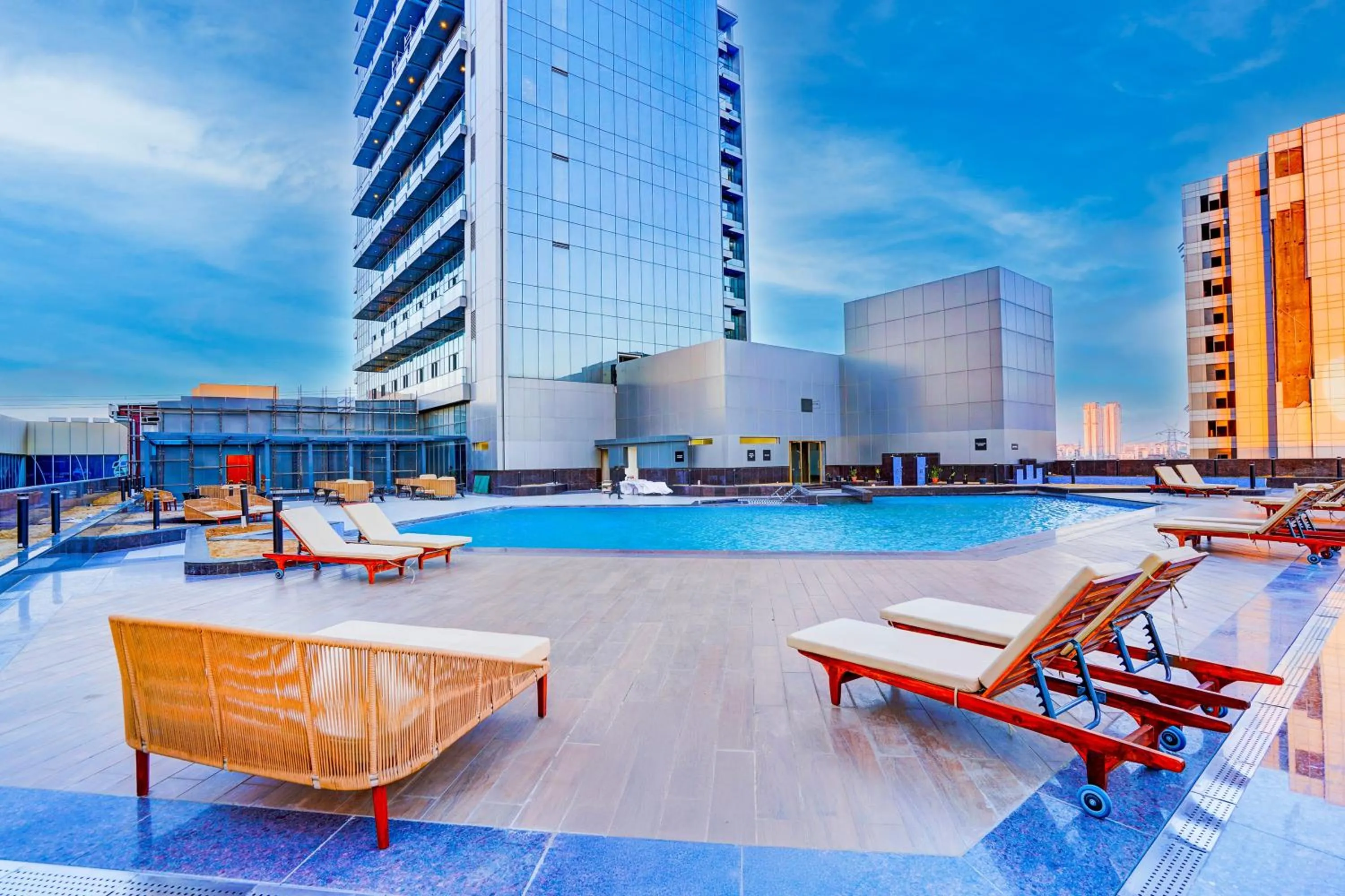 Swimming pool in Sunday Hotel & Residences by CheckIn Gurugram