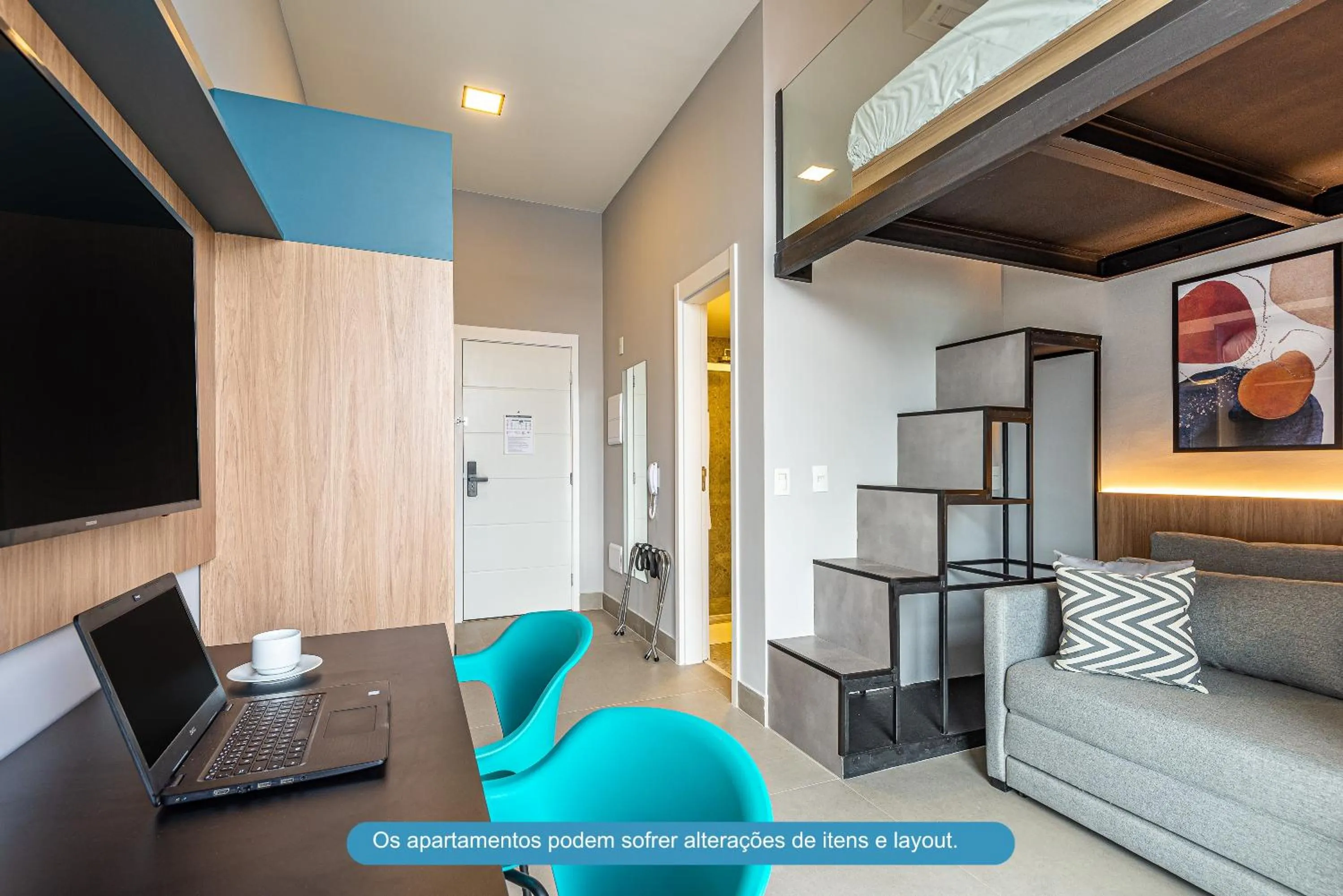 Photo of the whole room in Roomo Transamerica SP Brooklin 370