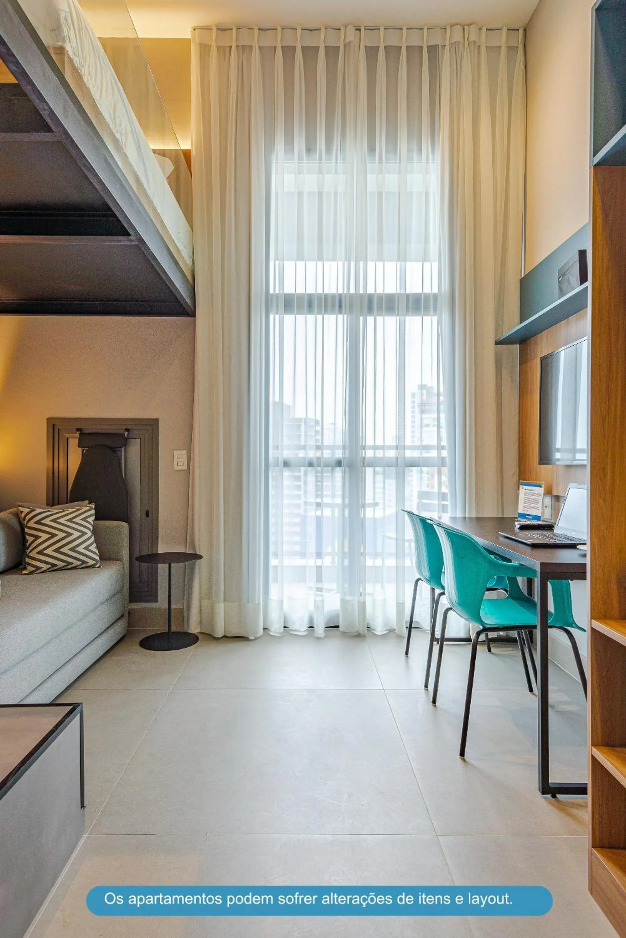 Photo of the whole room, Bed in Roomo Transamerica SP Brooklin 370