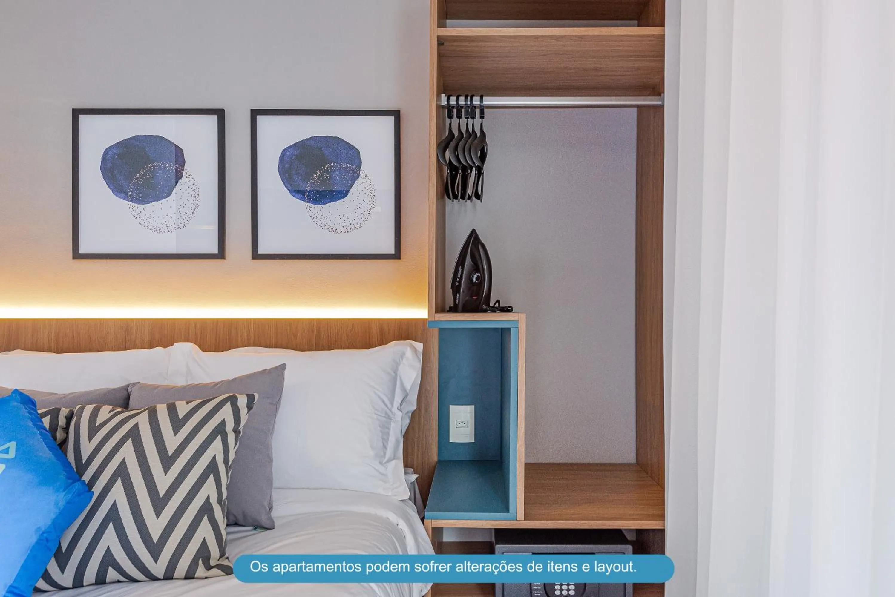 Bed in Roomo Transamerica SP Brooklin 370