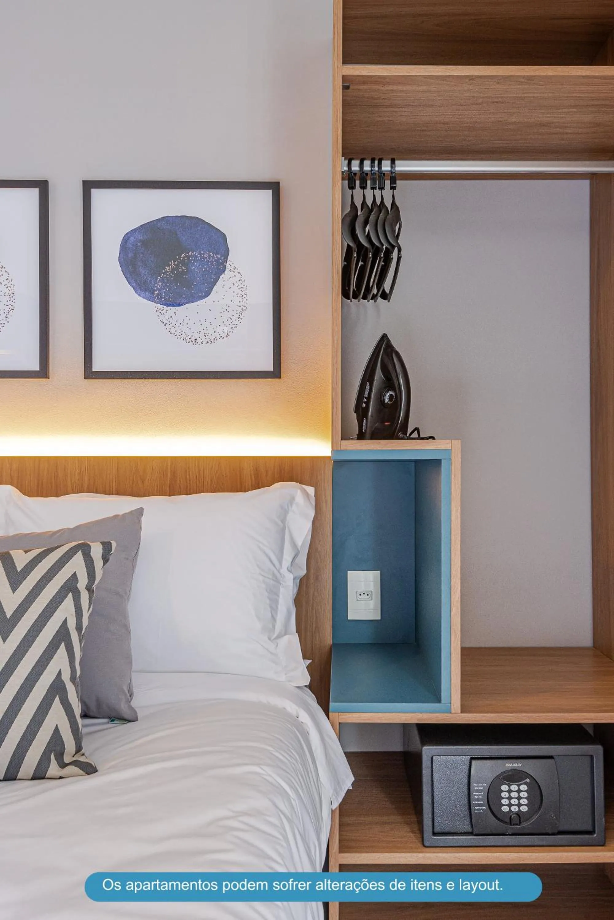 Bed in Roomo Transamerica SP Brooklin 370