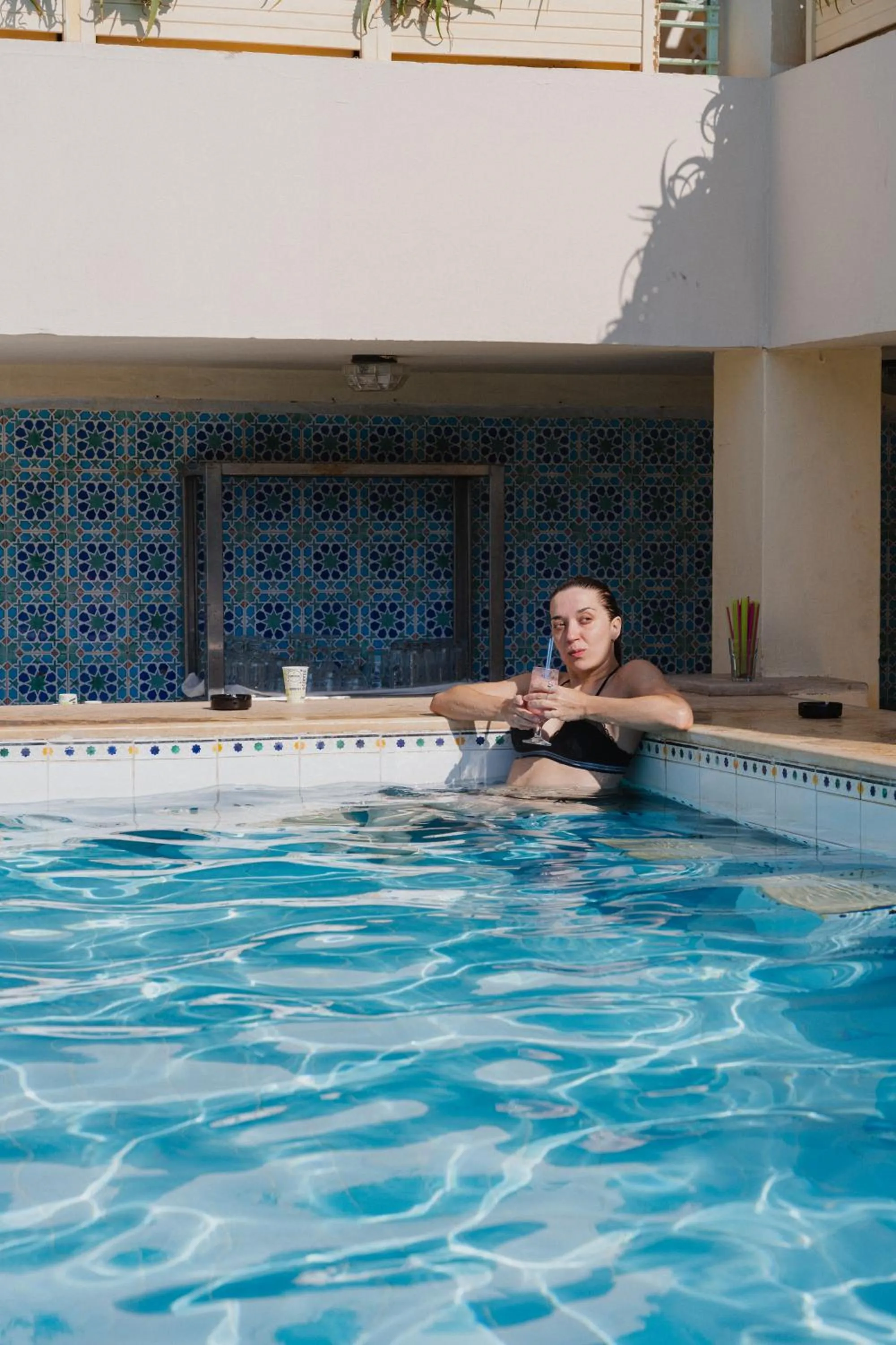 Swimming pool in Nahrawess Resort & Thalasso