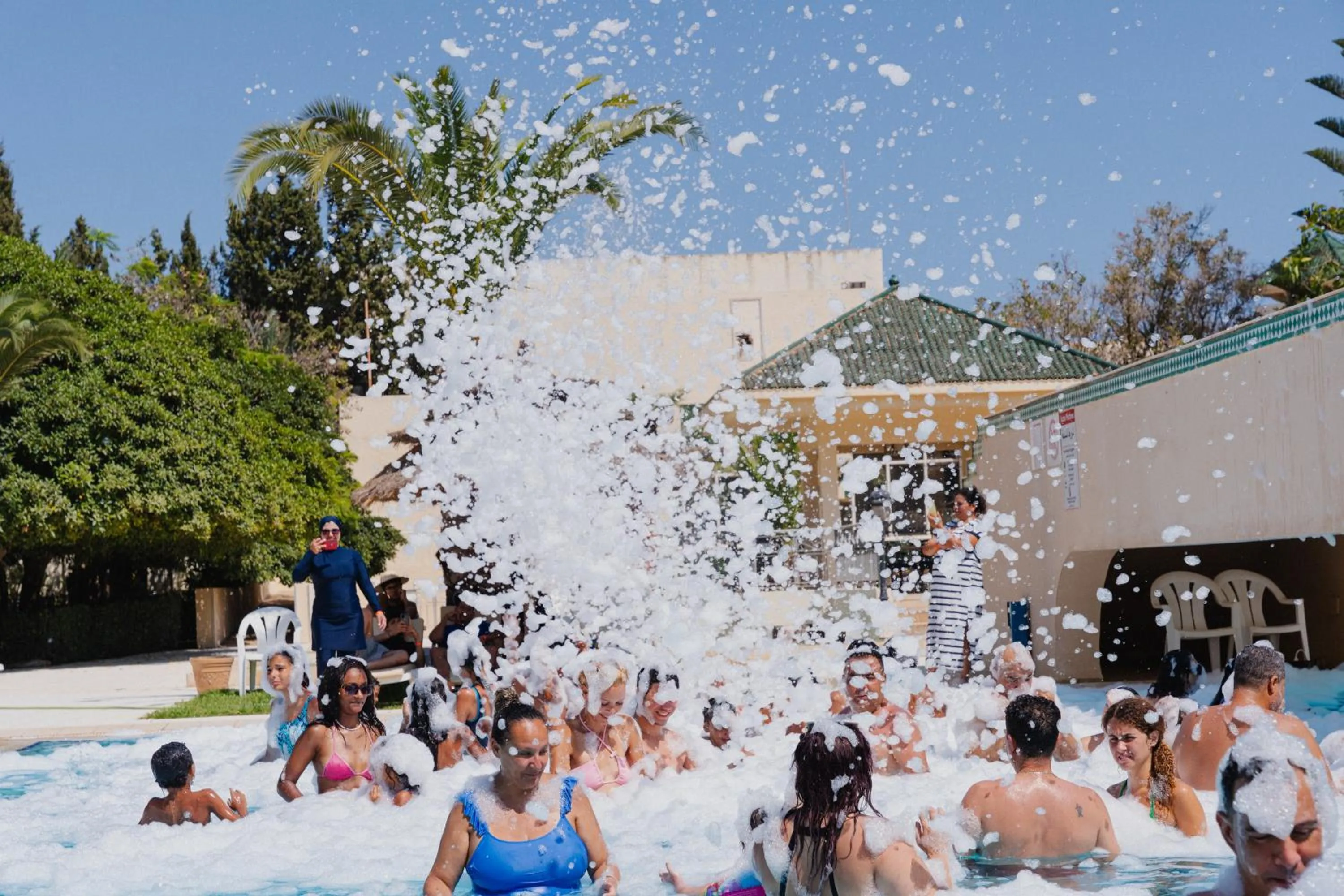 Swimming pool in Nahrawess Resort & Thalasso