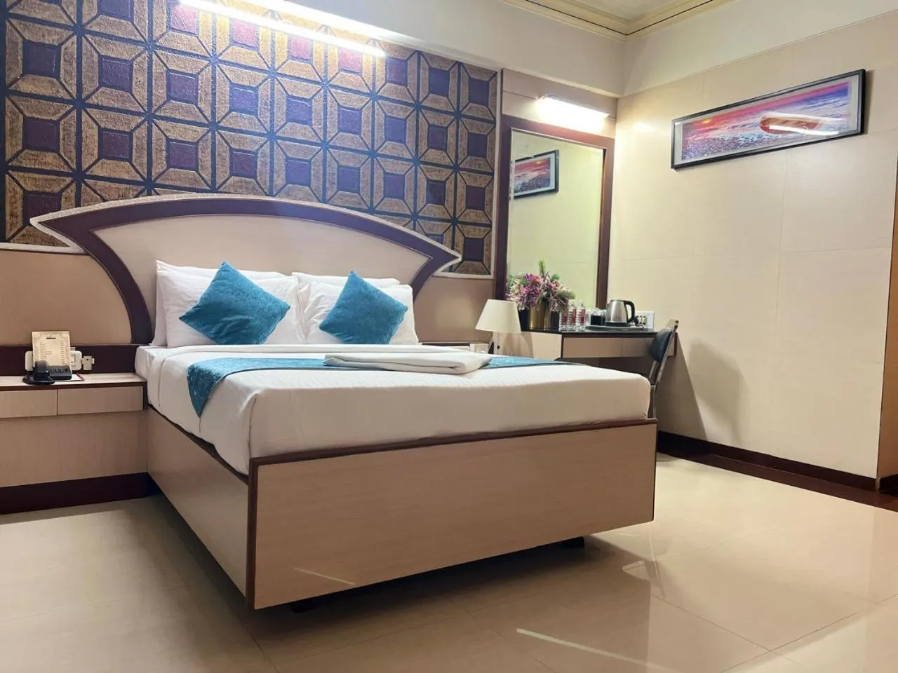 Bedroom, Bed in The Grand Krishna Rooms