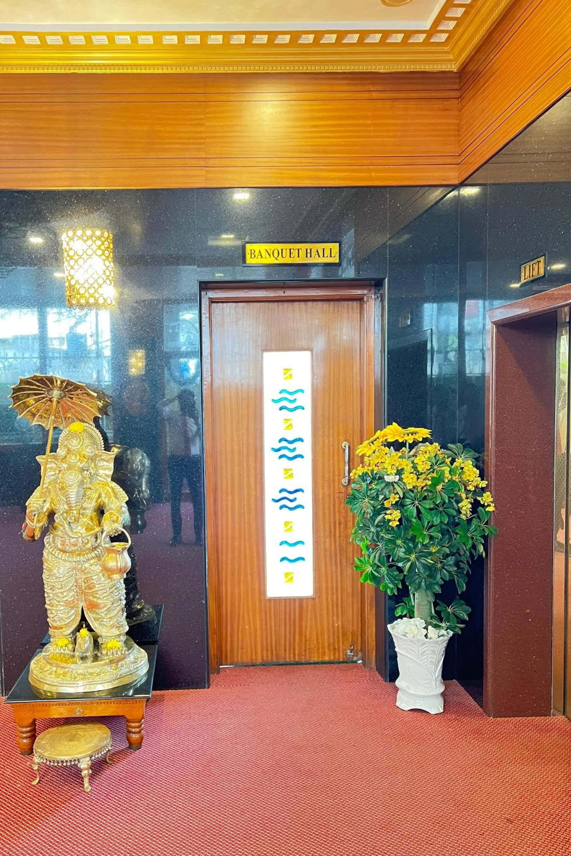 Lobby or reception in The Grand Krishna Rooms