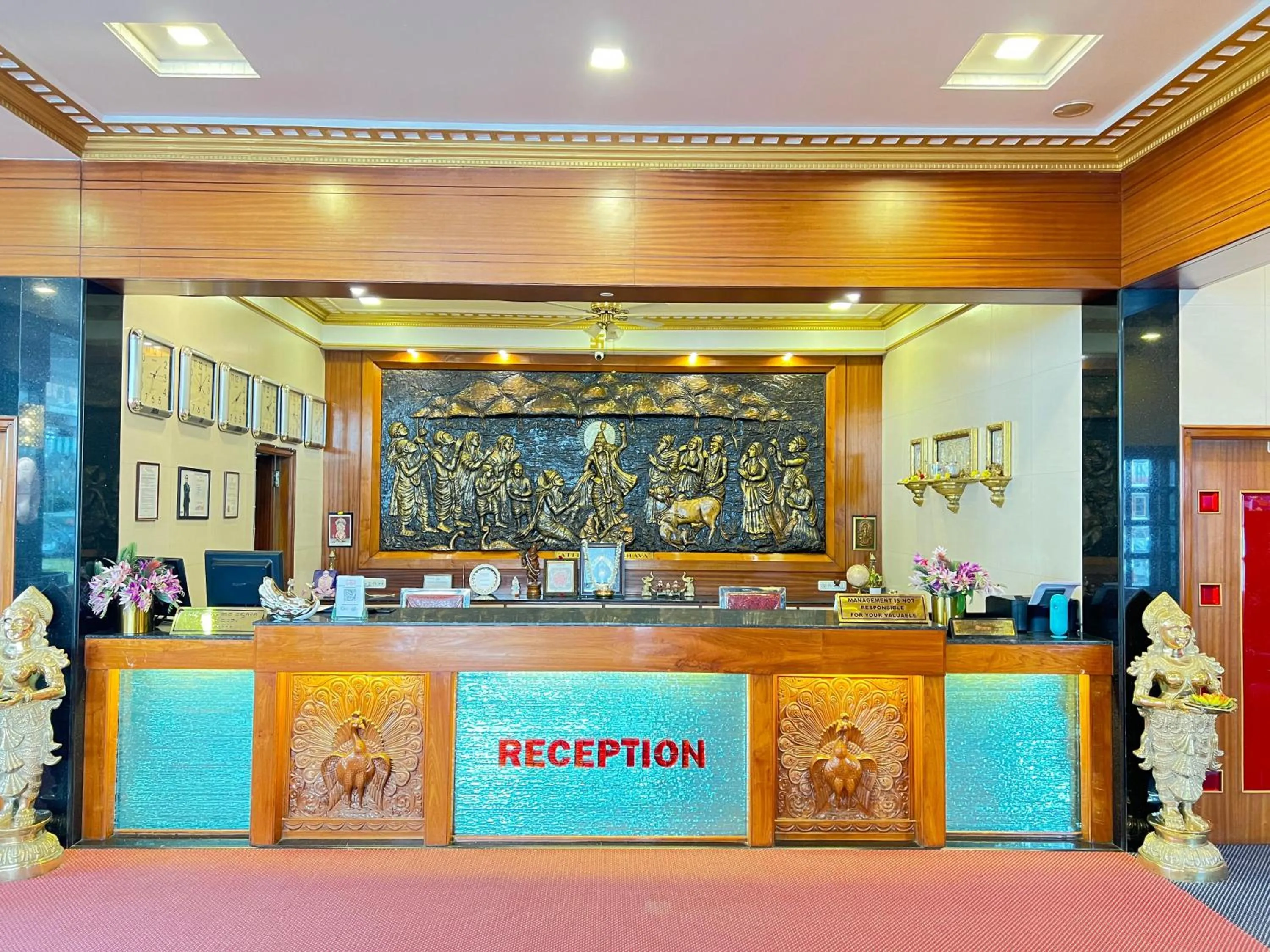 Lobby or reception in The Grand Krishna Rooms
