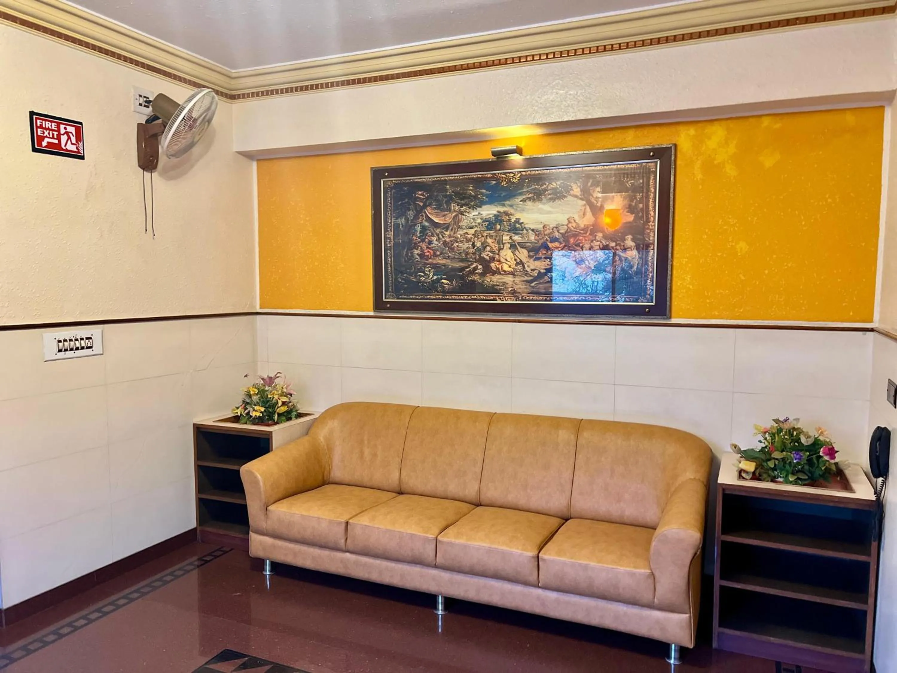 Seating area in The Grand Krishna Rooms