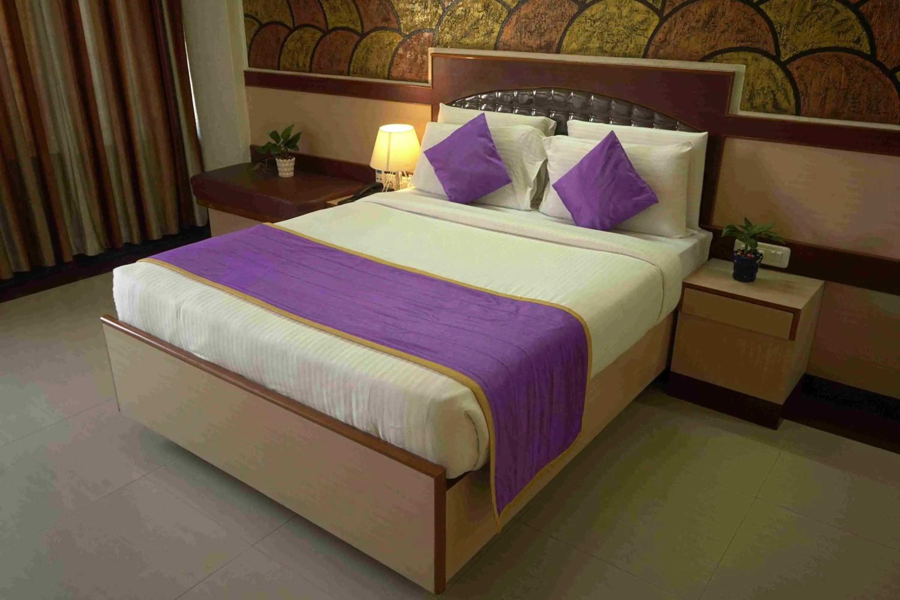 Bed in The Grand Krishna Rooms