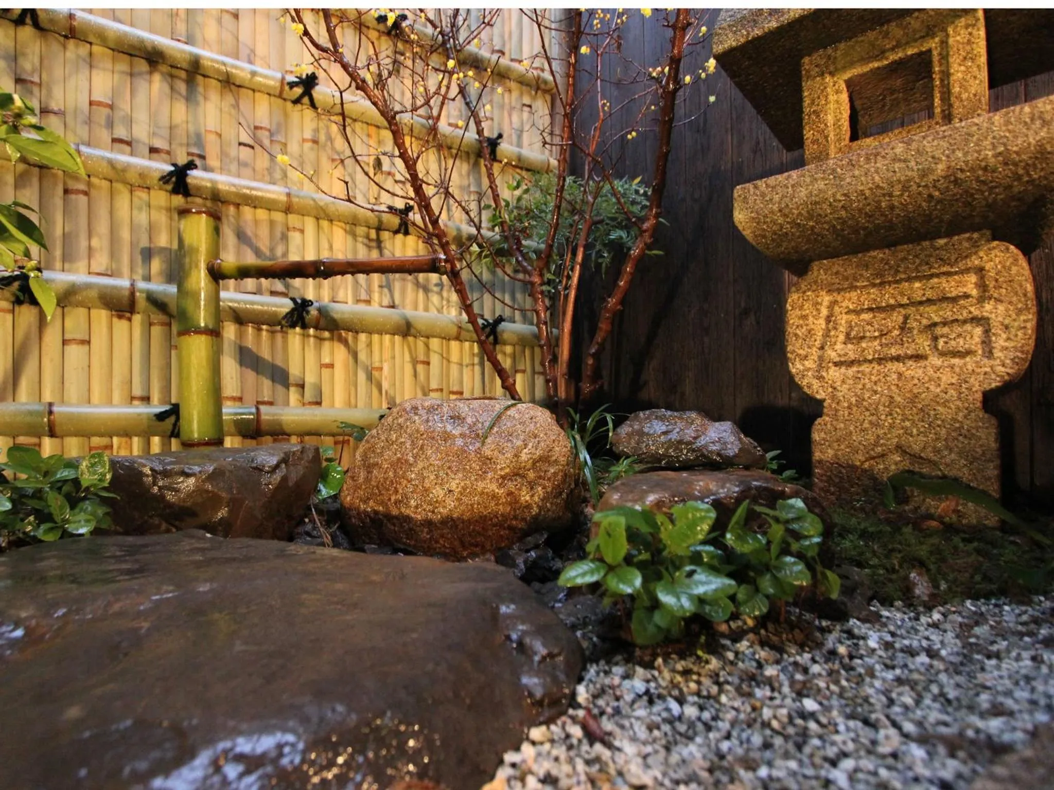 Garden view in Brian Machiya Inn