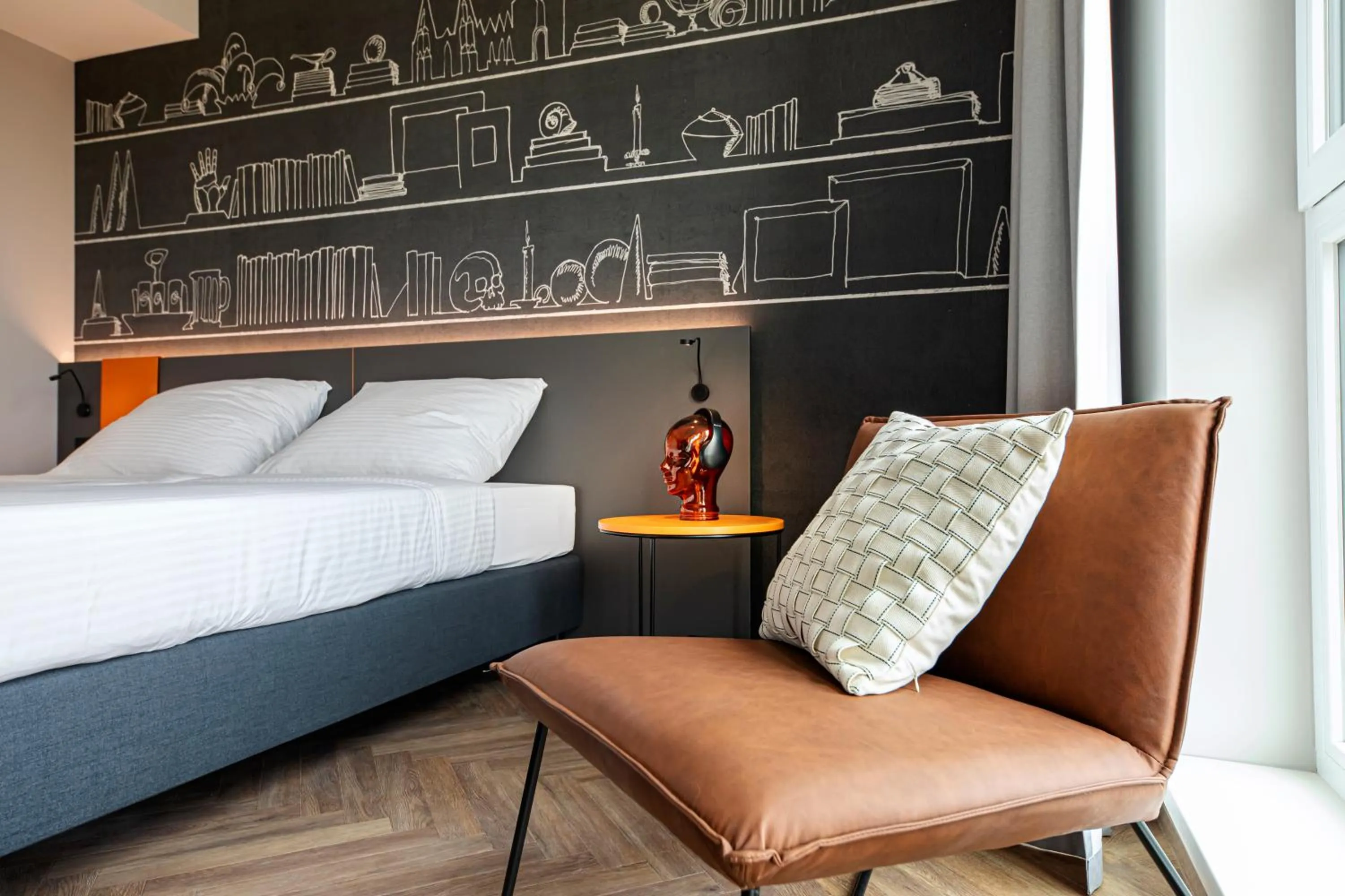 Bedroom, Bed in LOGINN Hotel Köln Airport