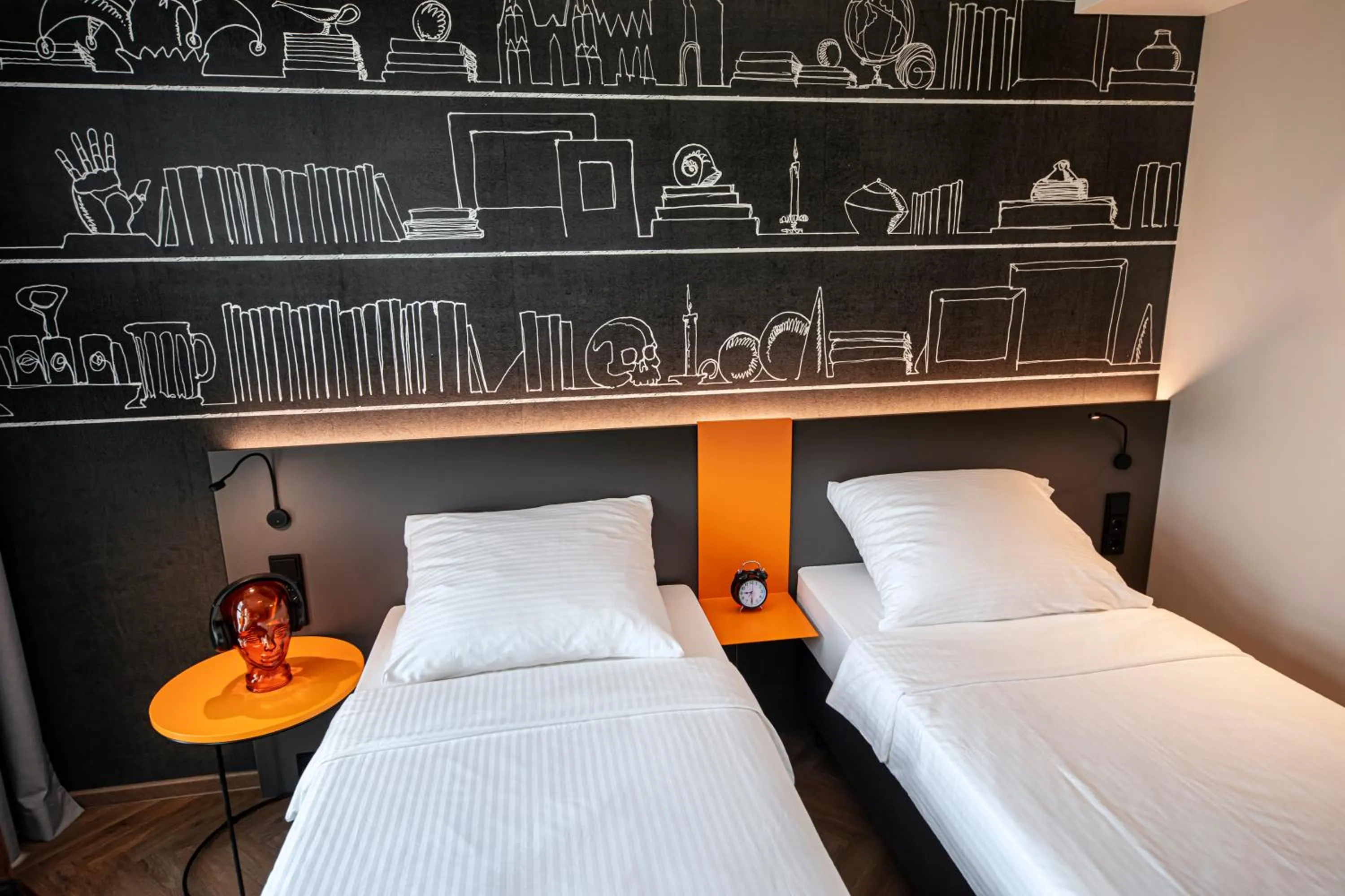 Bedroom, Bed in LOGINN Hotel Köln Airport