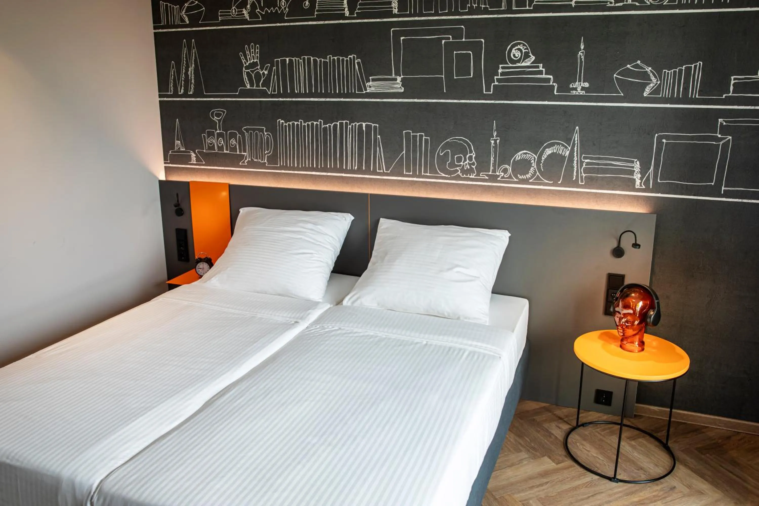 Bedroom, Bed in LOGINN Hotel Köln Airport