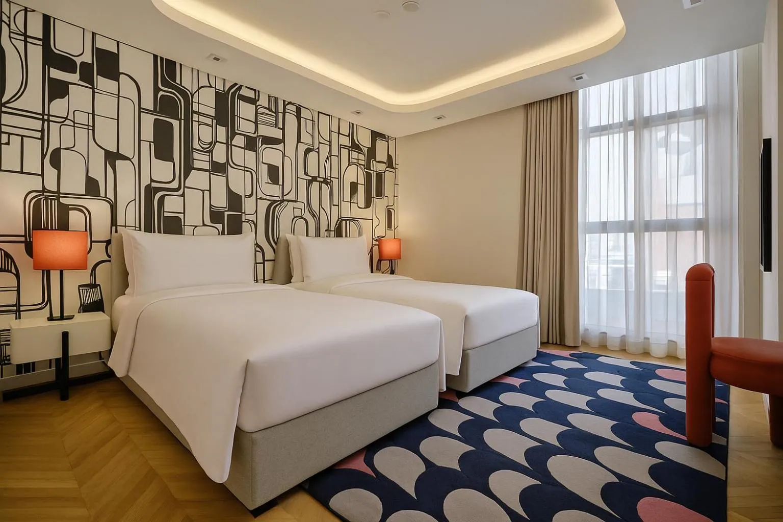 Bedroom, Bed in The Muse