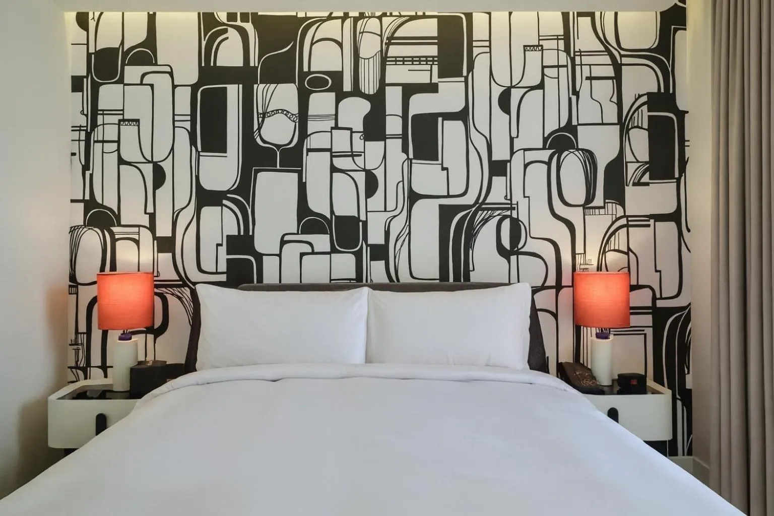 Decorative detail, Bed in The Muse