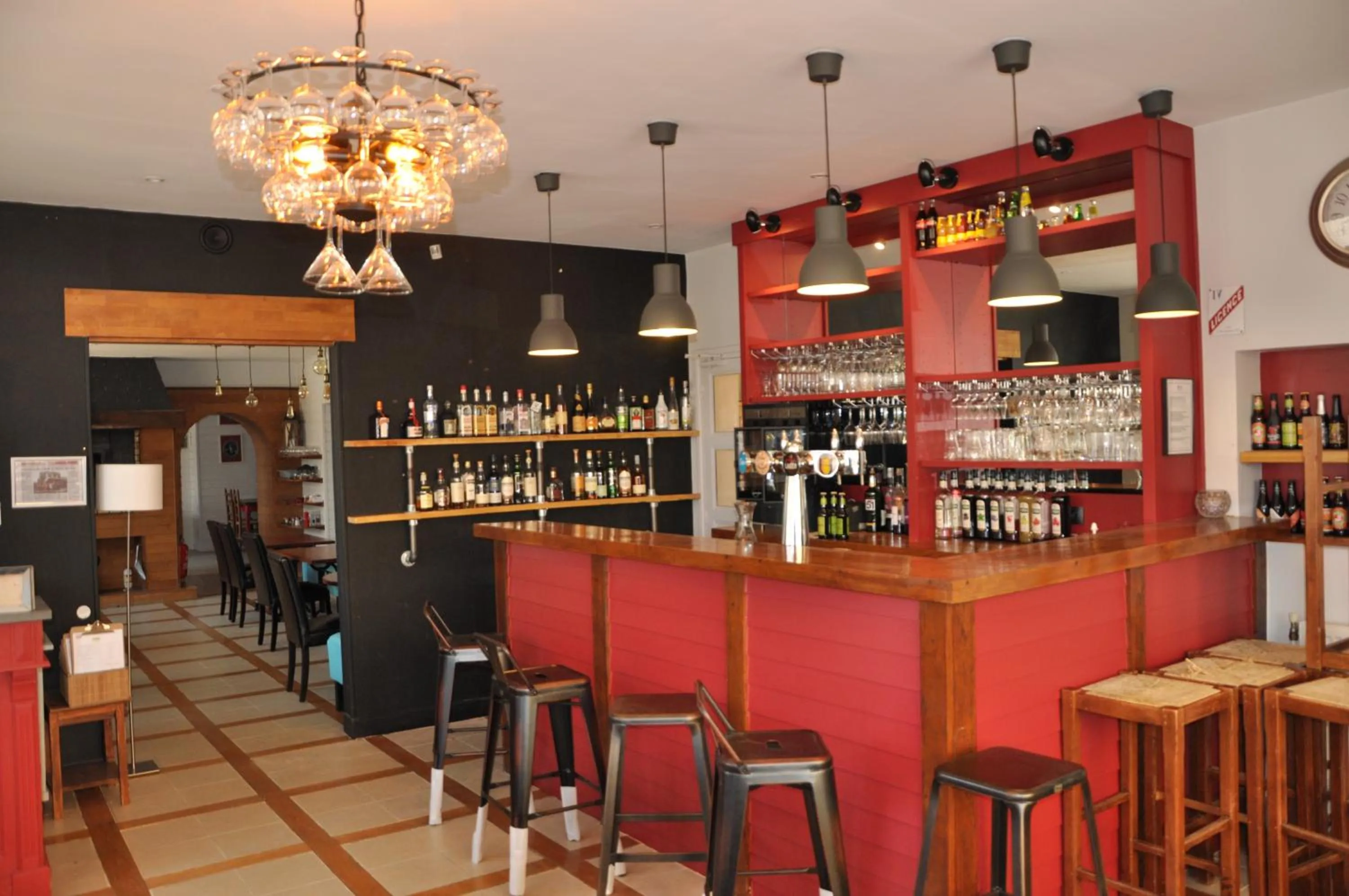 Lounge or bar in Le Relais des Lacs Bourgogne Morvan
