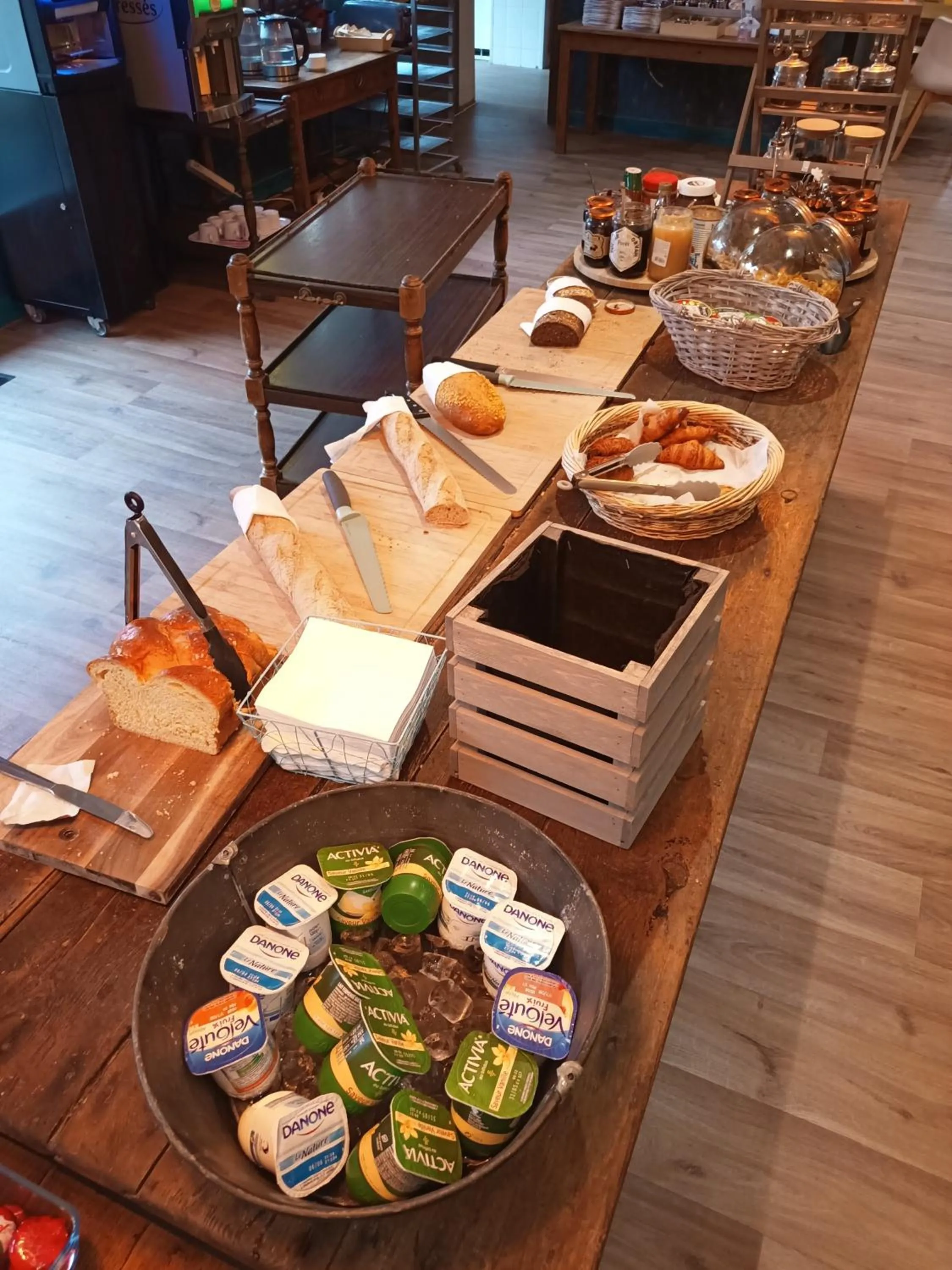 Breakfast in Le Relais des Lacs Bourgogne Morvan