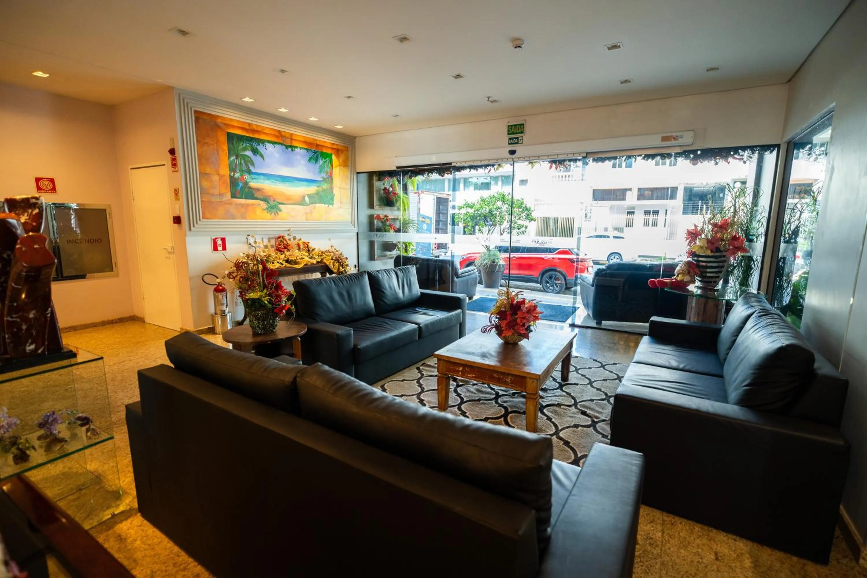 Lobby or reception in Tarobá Hotel