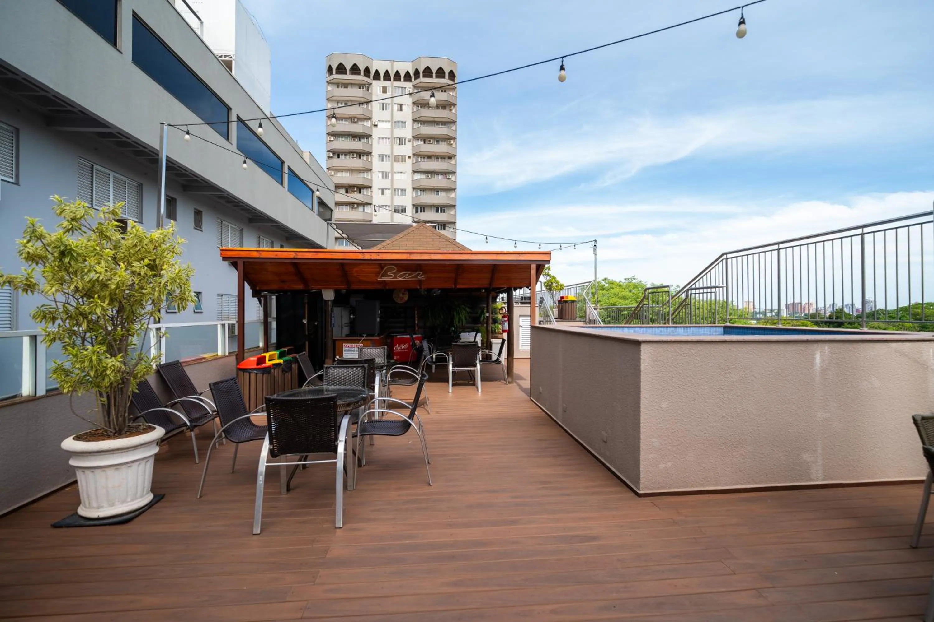 Lounge or bar in Tarobá Hotel