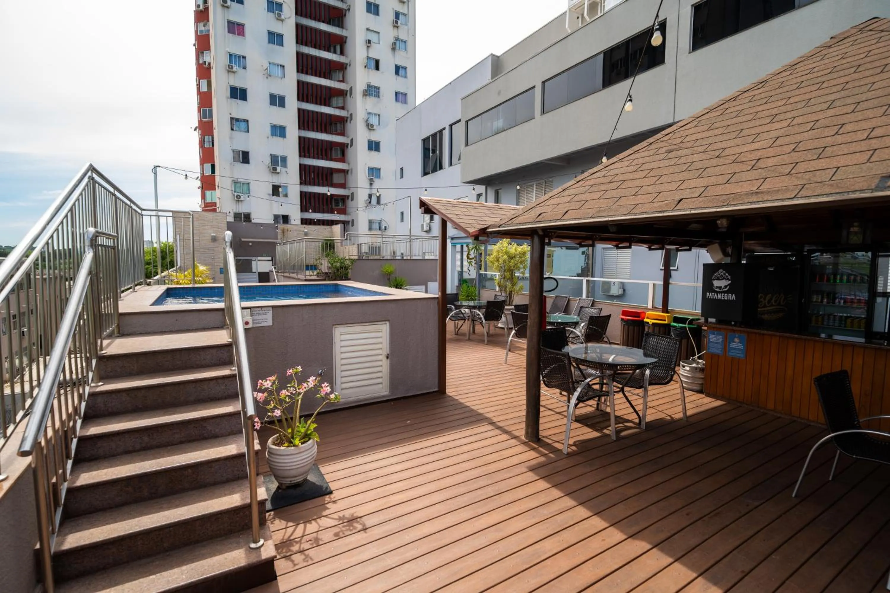 Lounge or bar in Tarobá Hotel