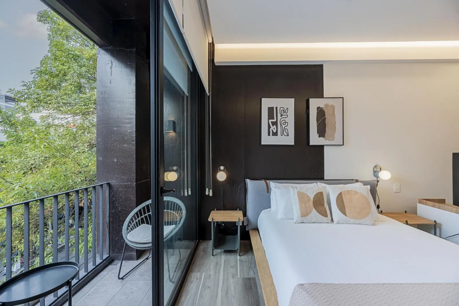 Balcony/Terrace, Bed in Cuadra 134 Residencial Condesa