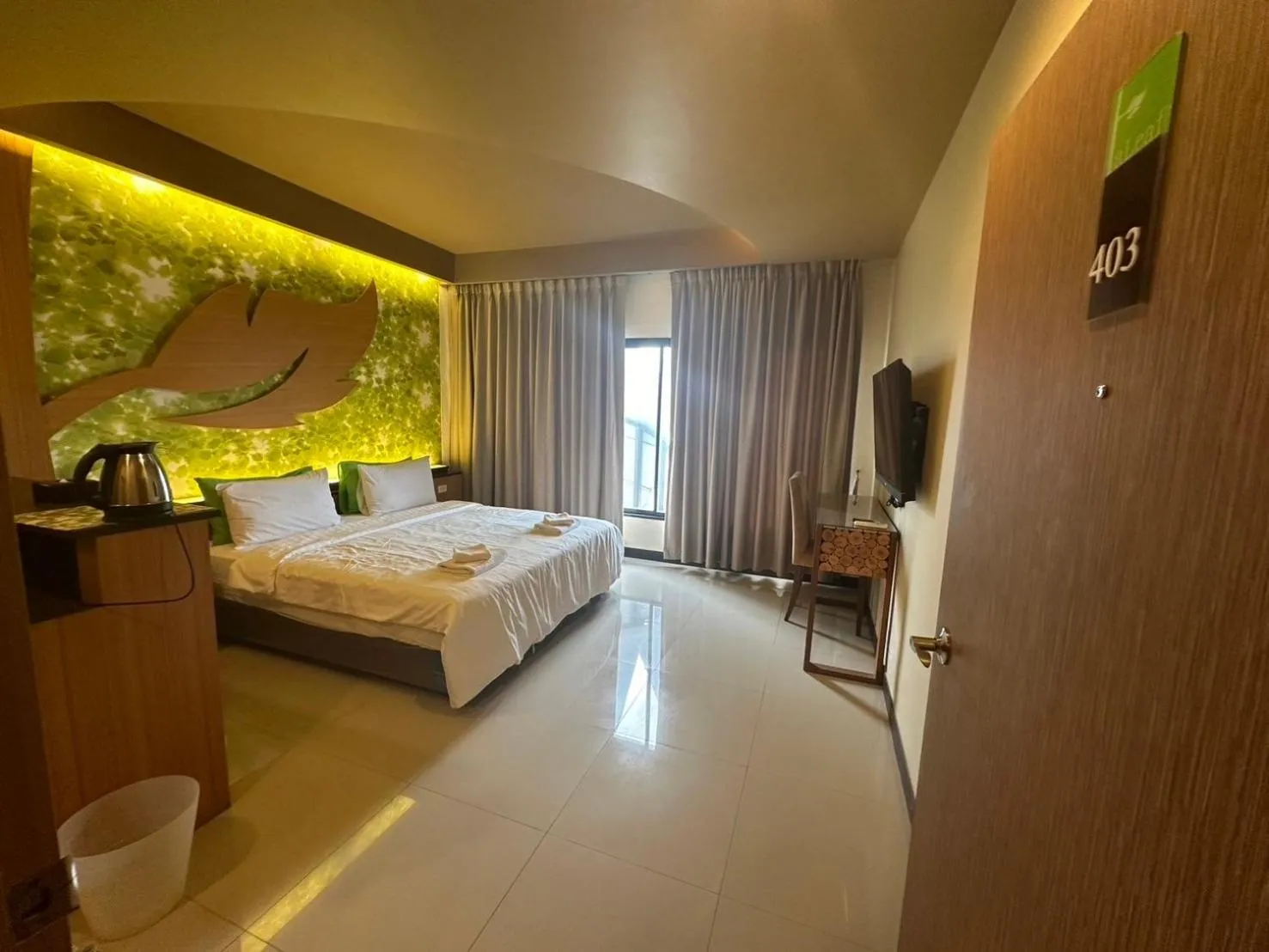 Bed in Le Ram Hotel No window