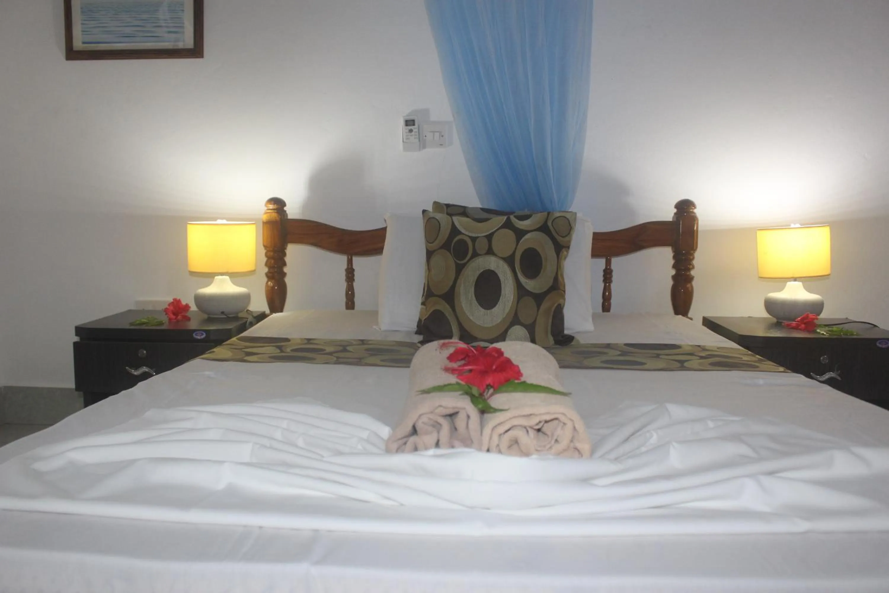 Bed in Zerof Guest House