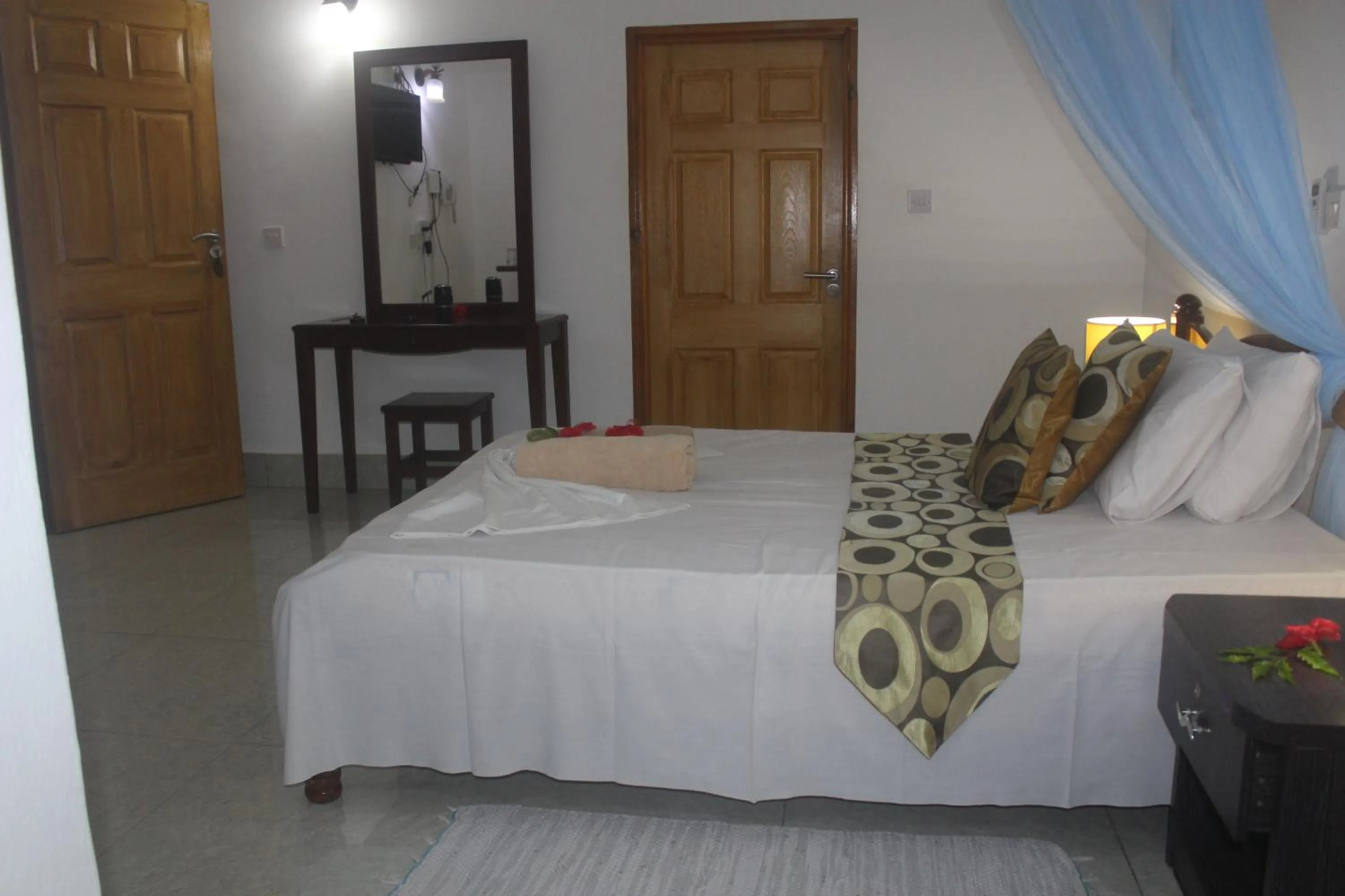 Bed in Zerof Guest House
