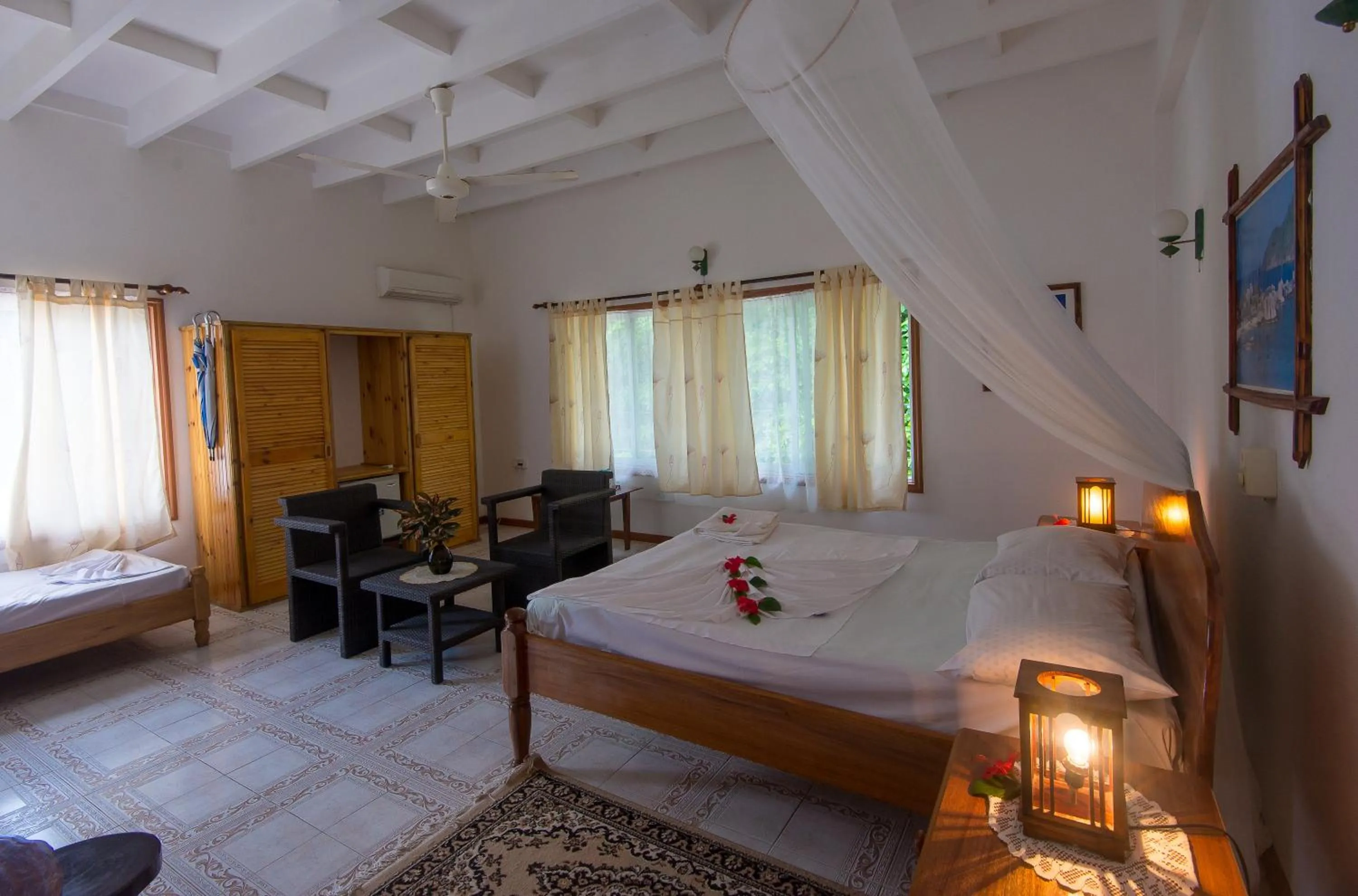 Decorative detail, Bed in Zerof Guest House