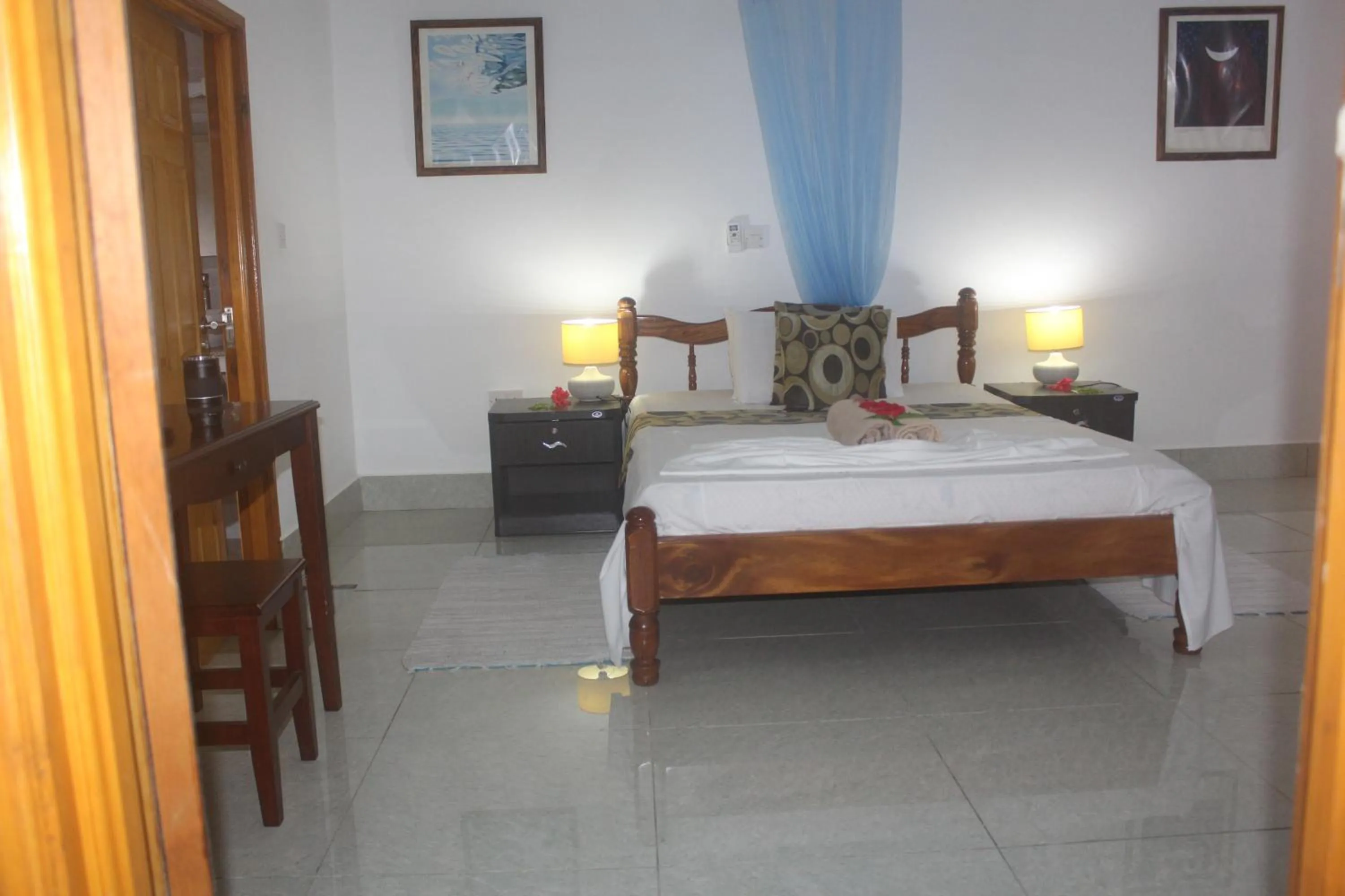 Bed in Zerof Guest House