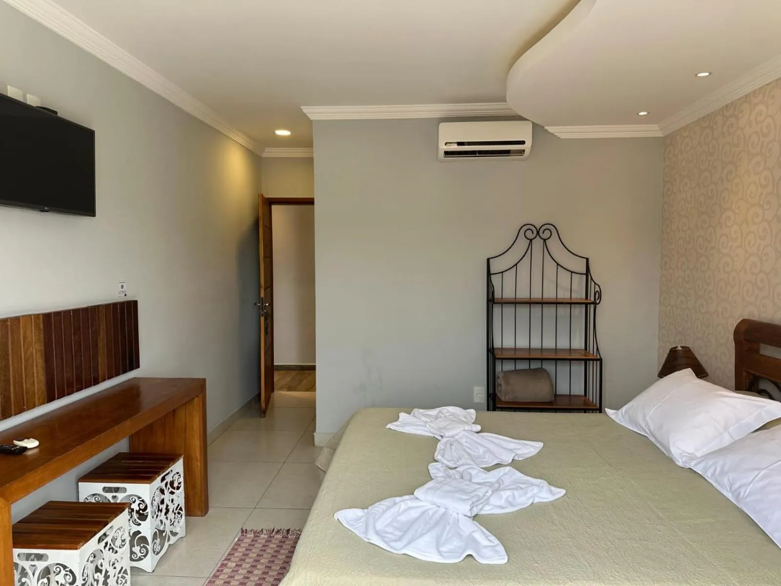 TV and multimedia, Bed in Pousada Maria Monteiro Tiradentes