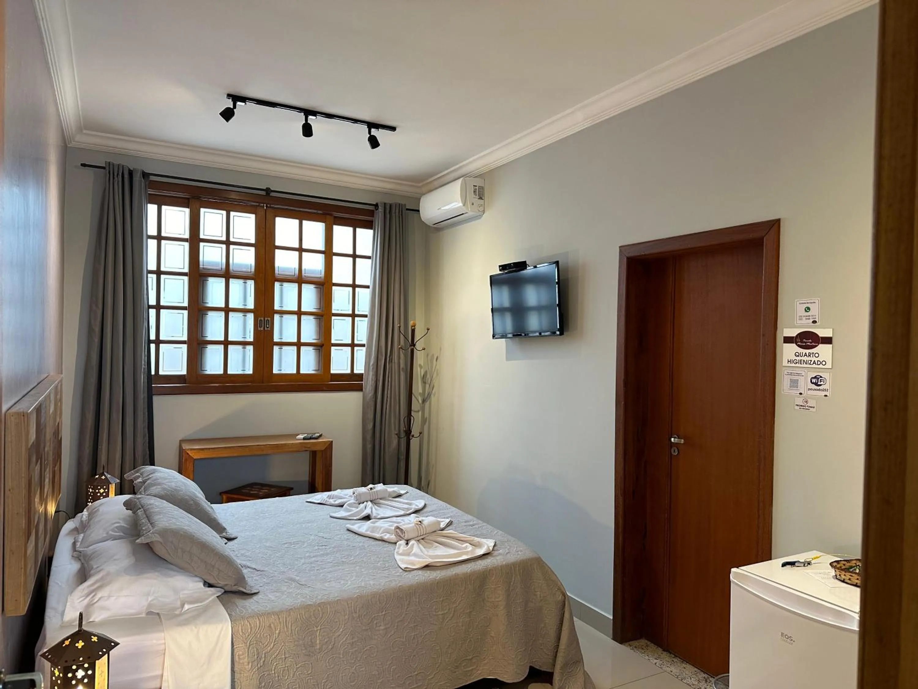 TV and multimedia, Bed in Pousada Maria Monteiro Tiradentes