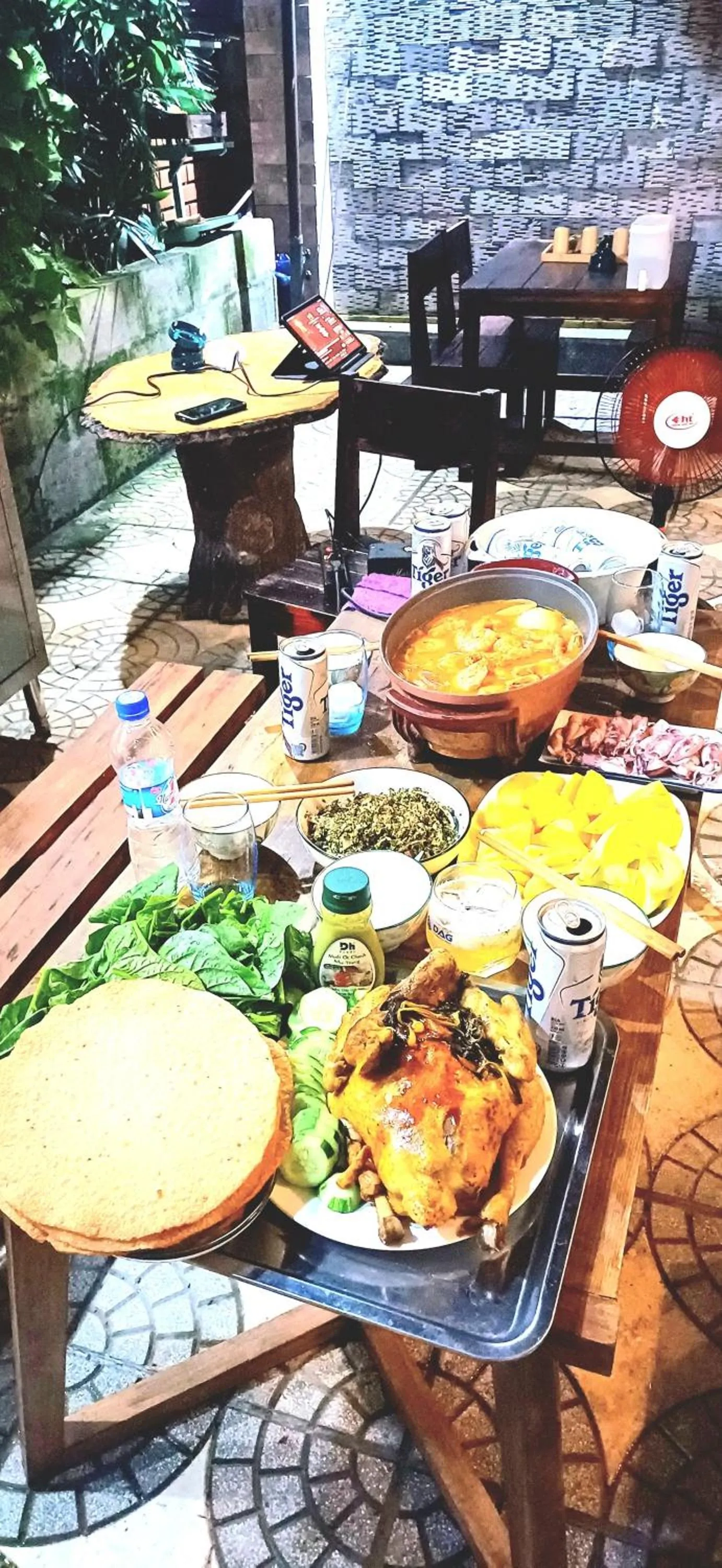 Patio in Minh Trang Villa Hoi An -BBQ Garden