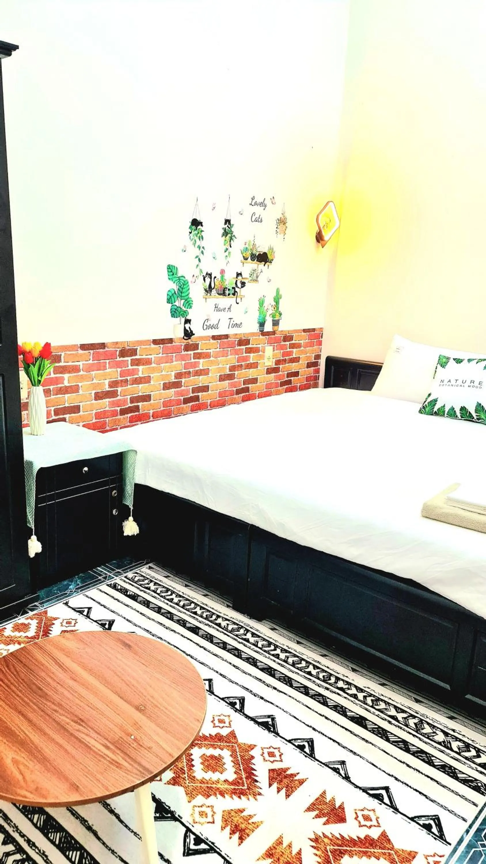 Bed in Minh Trang Villa Hoi An -BBQ Garden