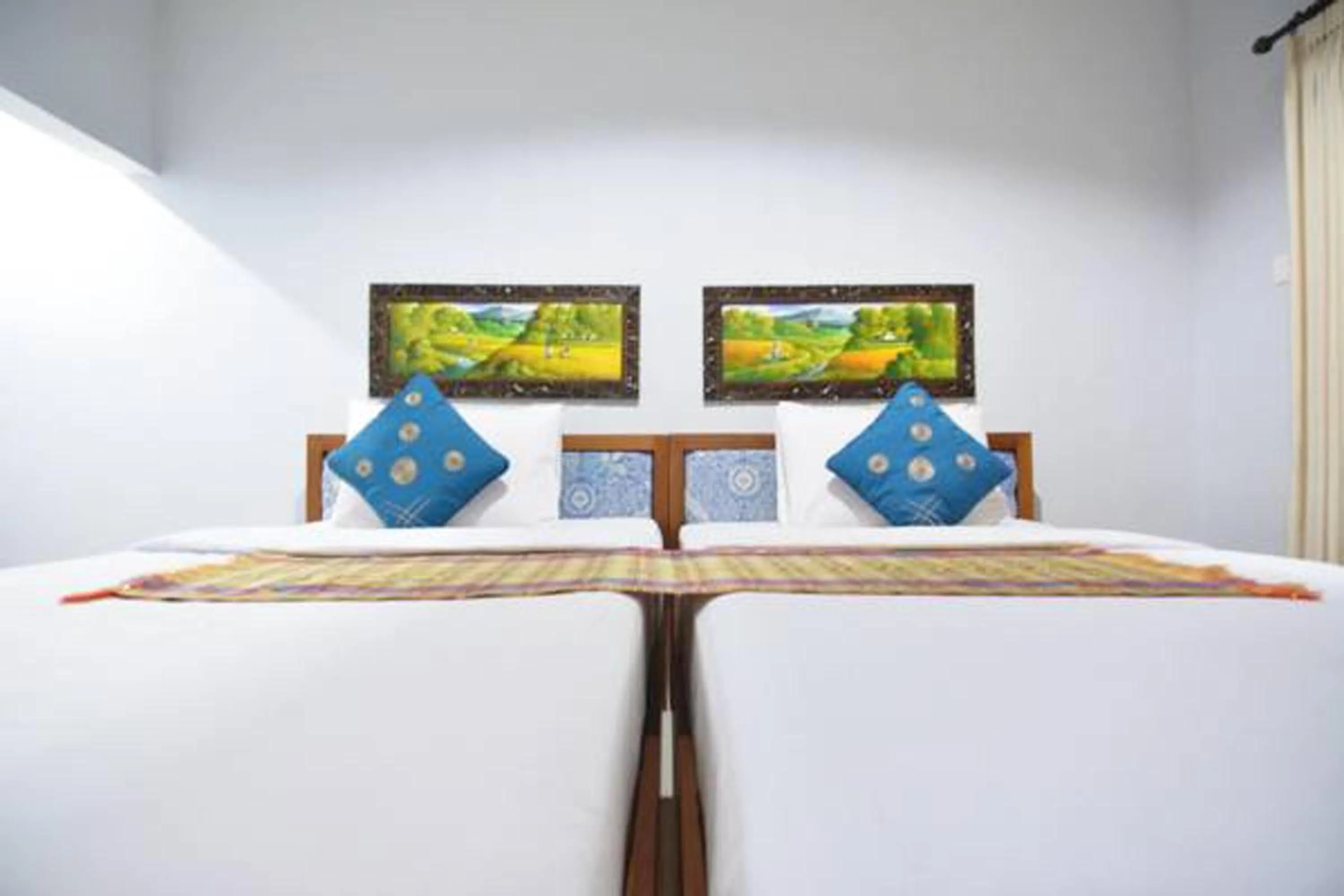 Bed in Artja Inn Ubud