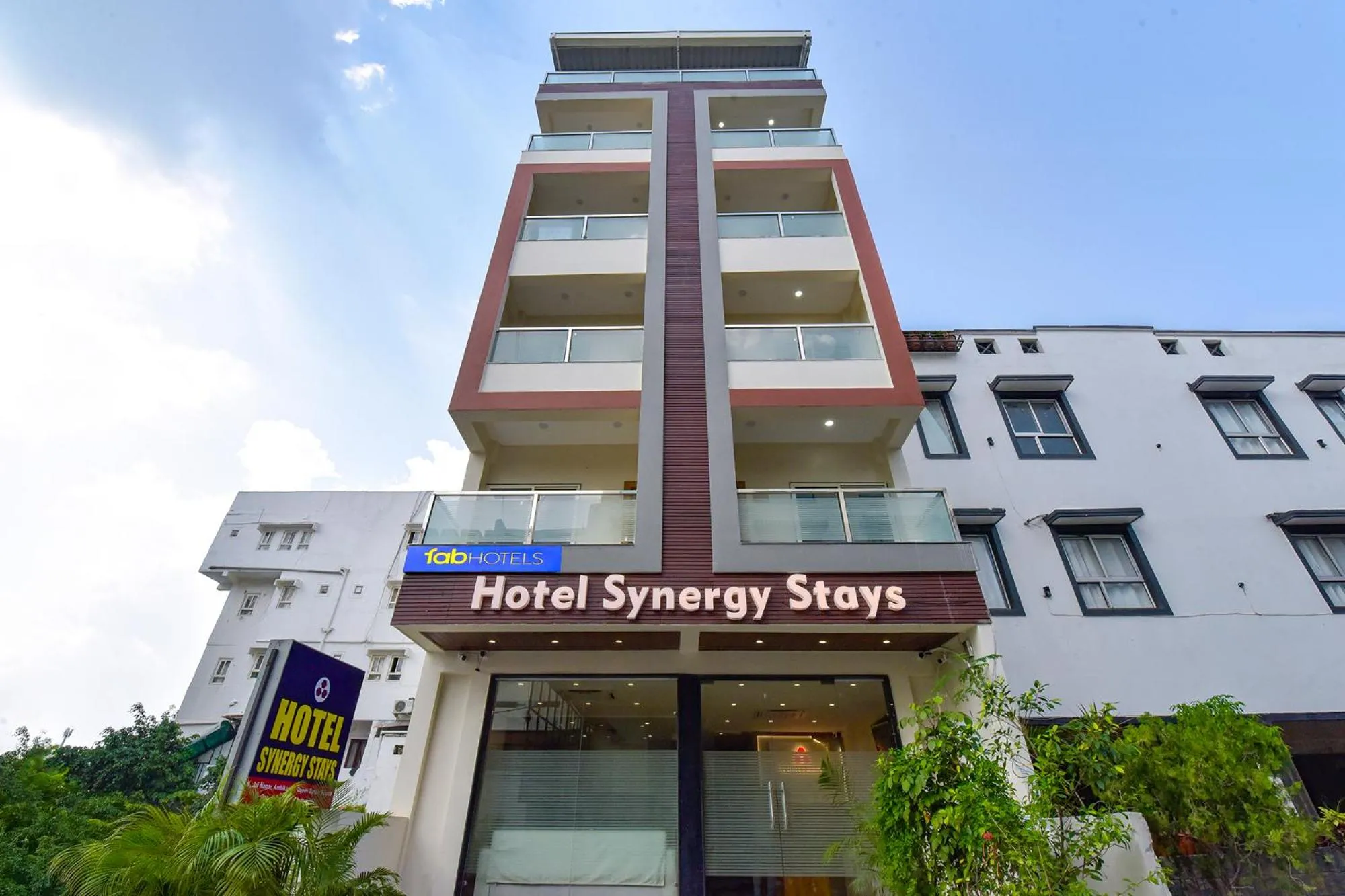Property building in FabHotel Synergy Stays