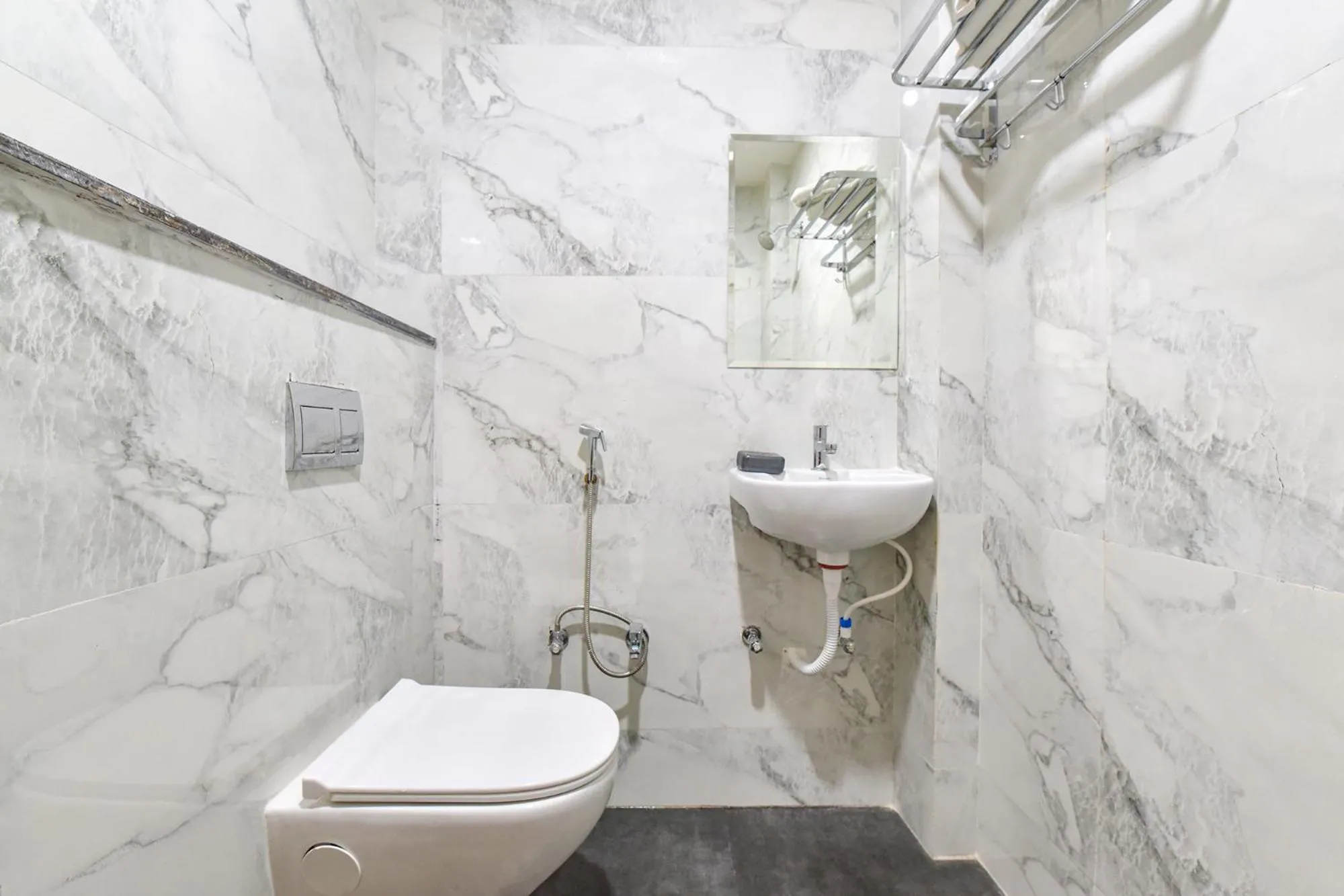 Bathroom in FabHotel Synergy Stays