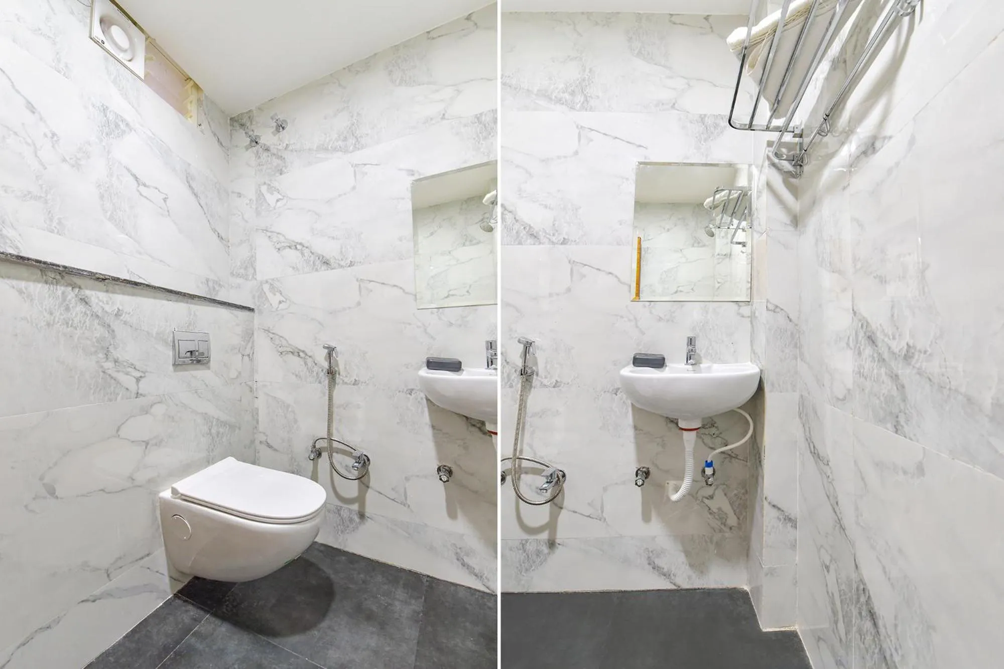 Bathroom in FabHotel Synergy Stays