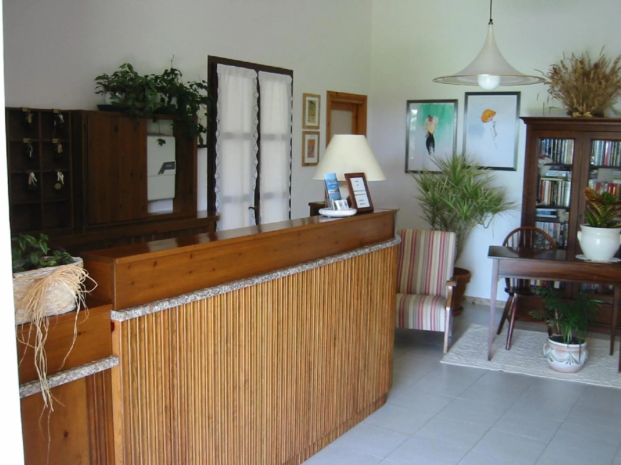 Lobby or reception in Hotel Su Giudeu