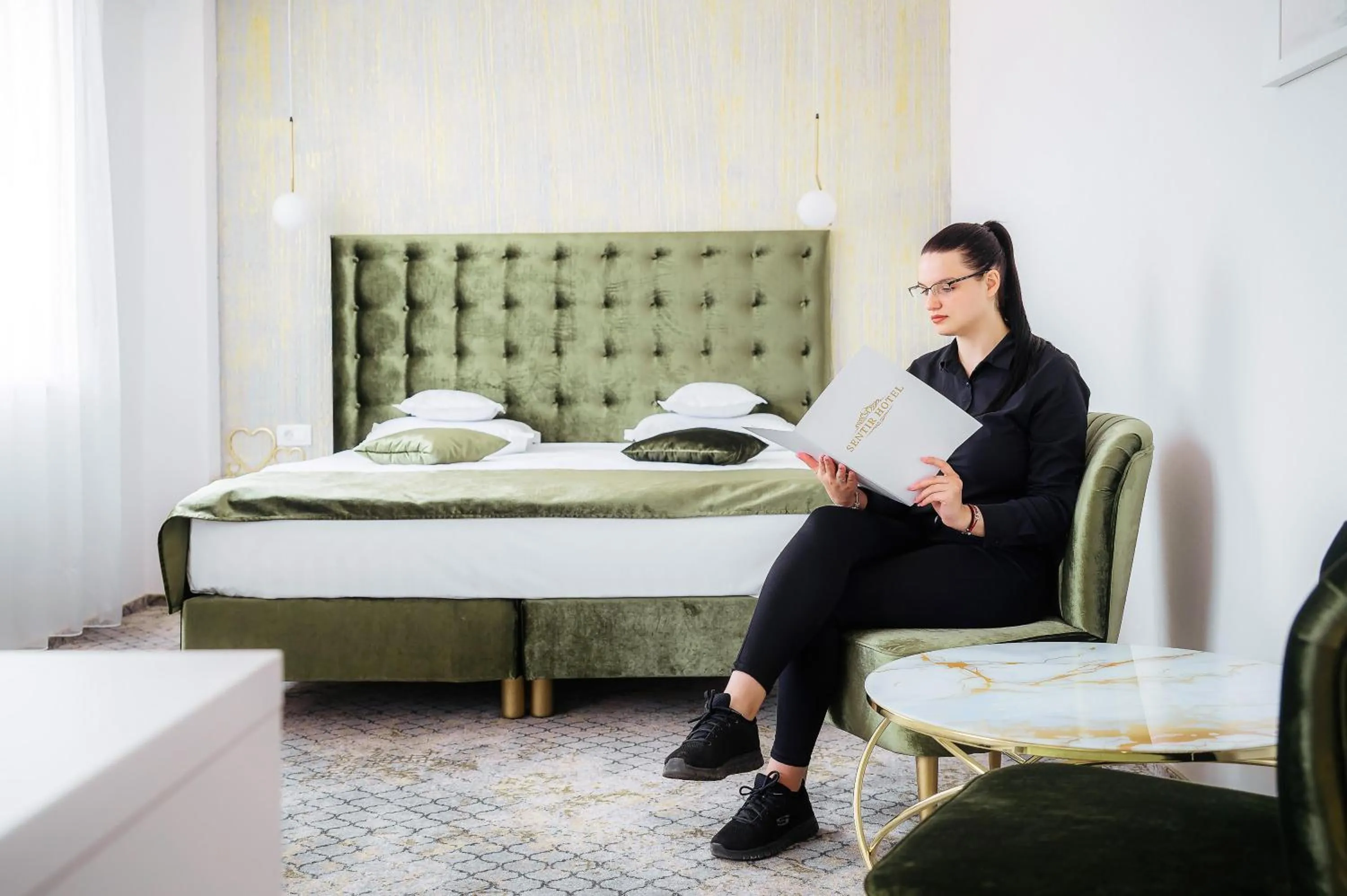 Bed in Sentir Hotel