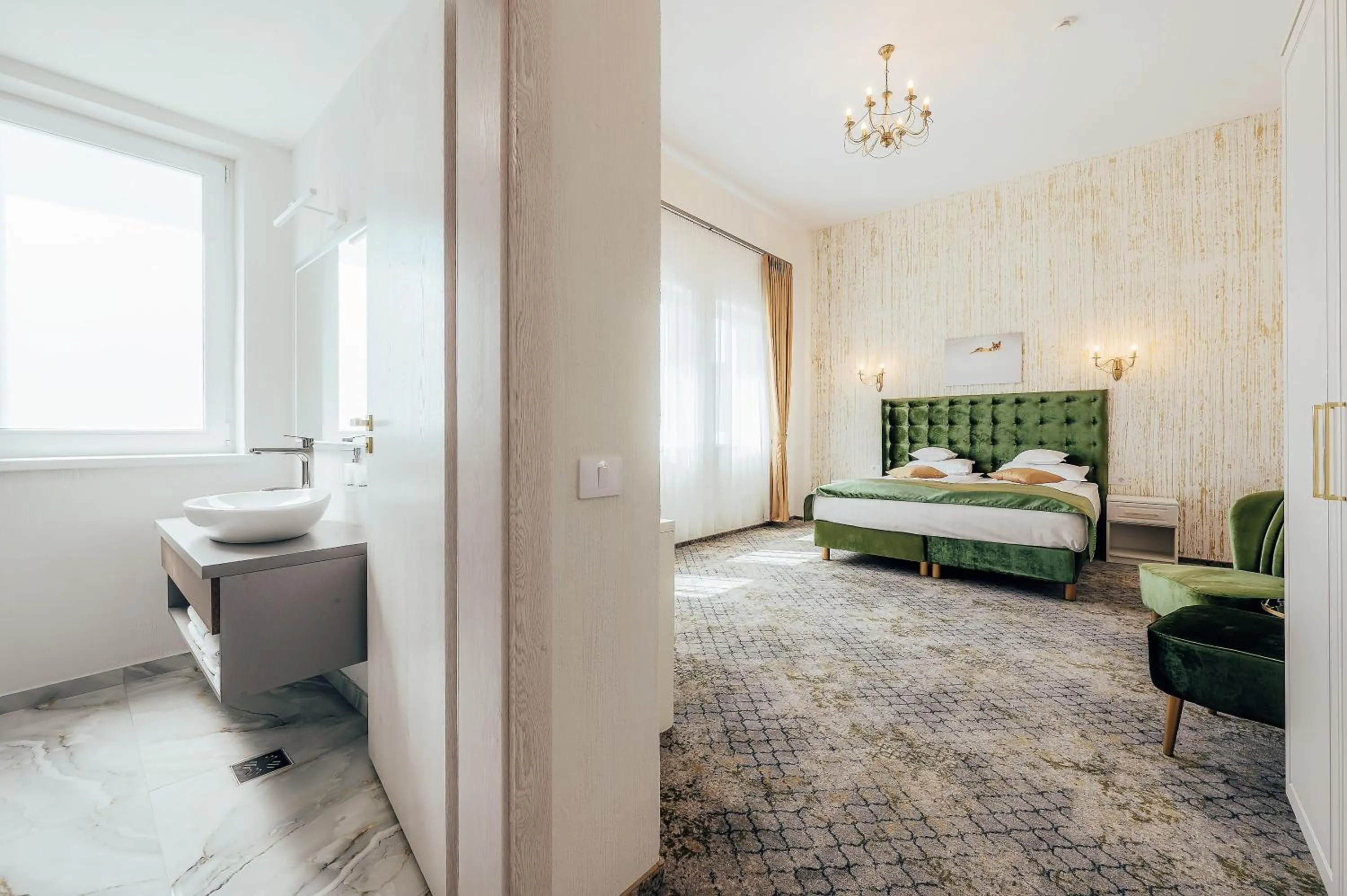 Bed in Sentir Hotel