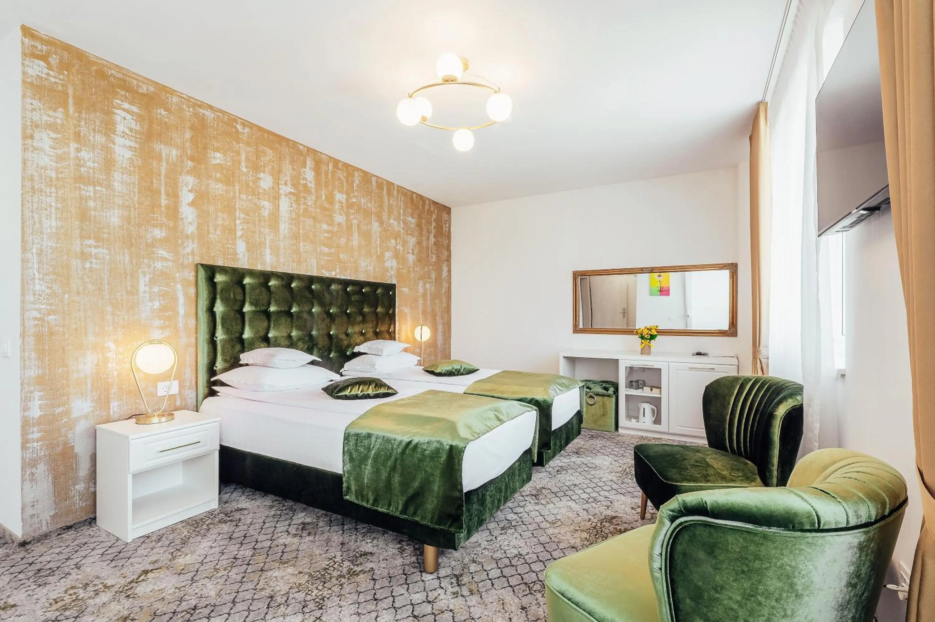 Bed in Sentir Hotel