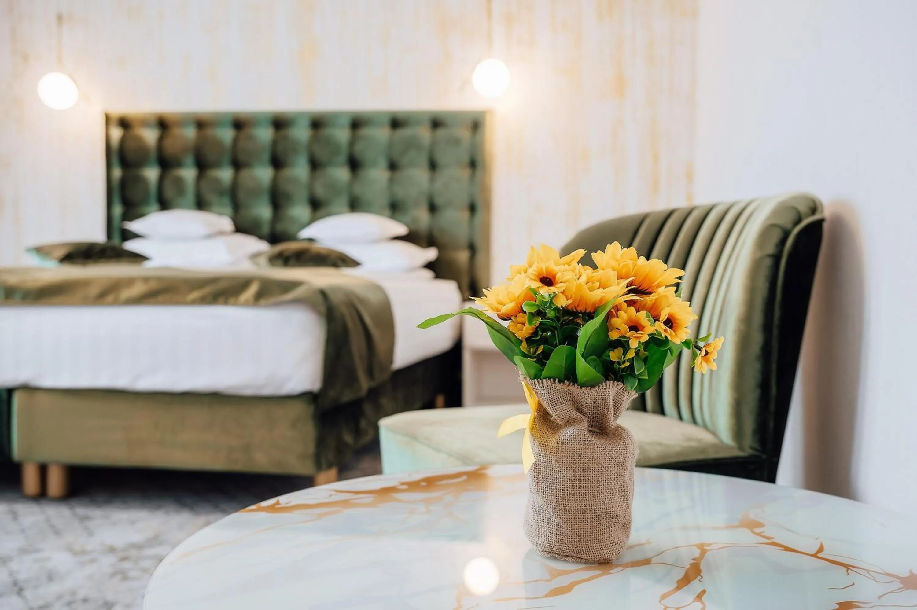 Bed in Sentir Hotel