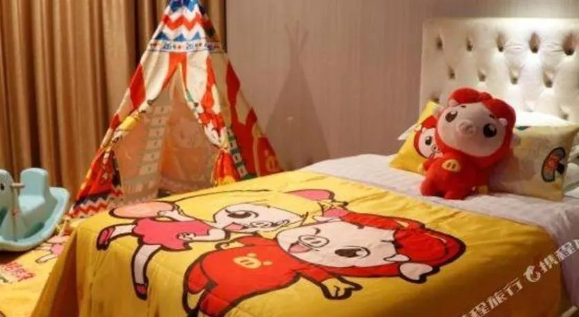 Bed in New Century Hotel Putuo Zhoushan