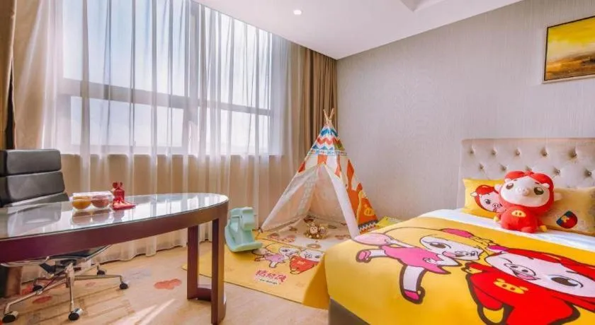 Bed in New Century Hotel Putuo Zhoushan