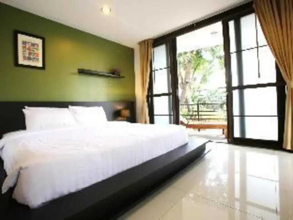 Bed in La Villetta Chiang Mai Bed in La Villetta Chiang Mai